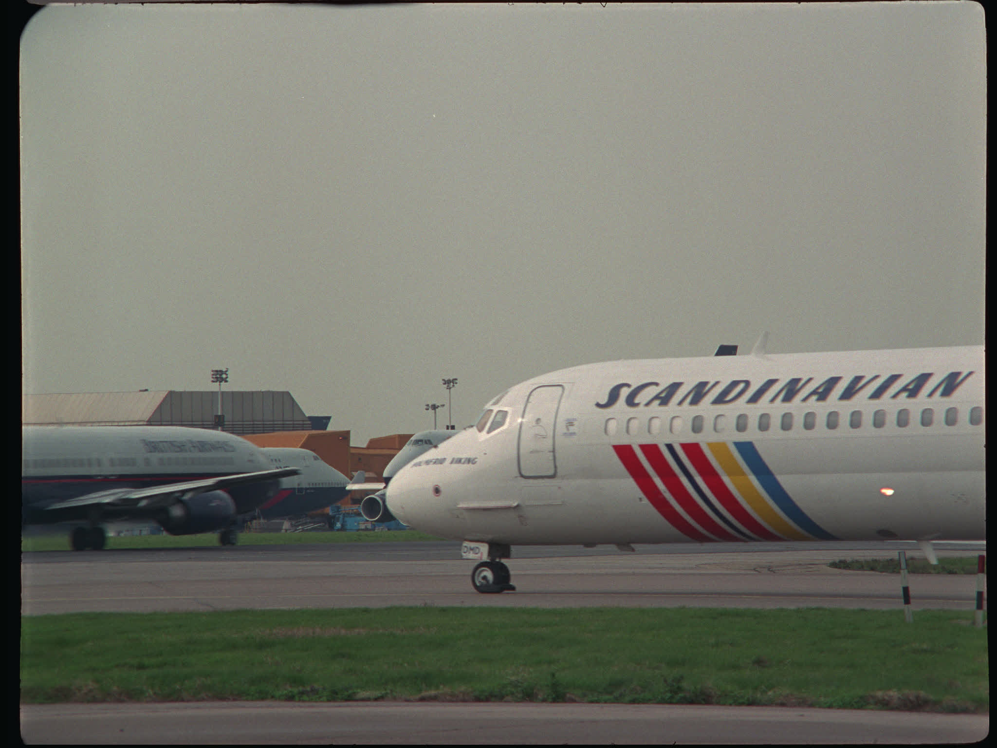 Various Planes Taxiing