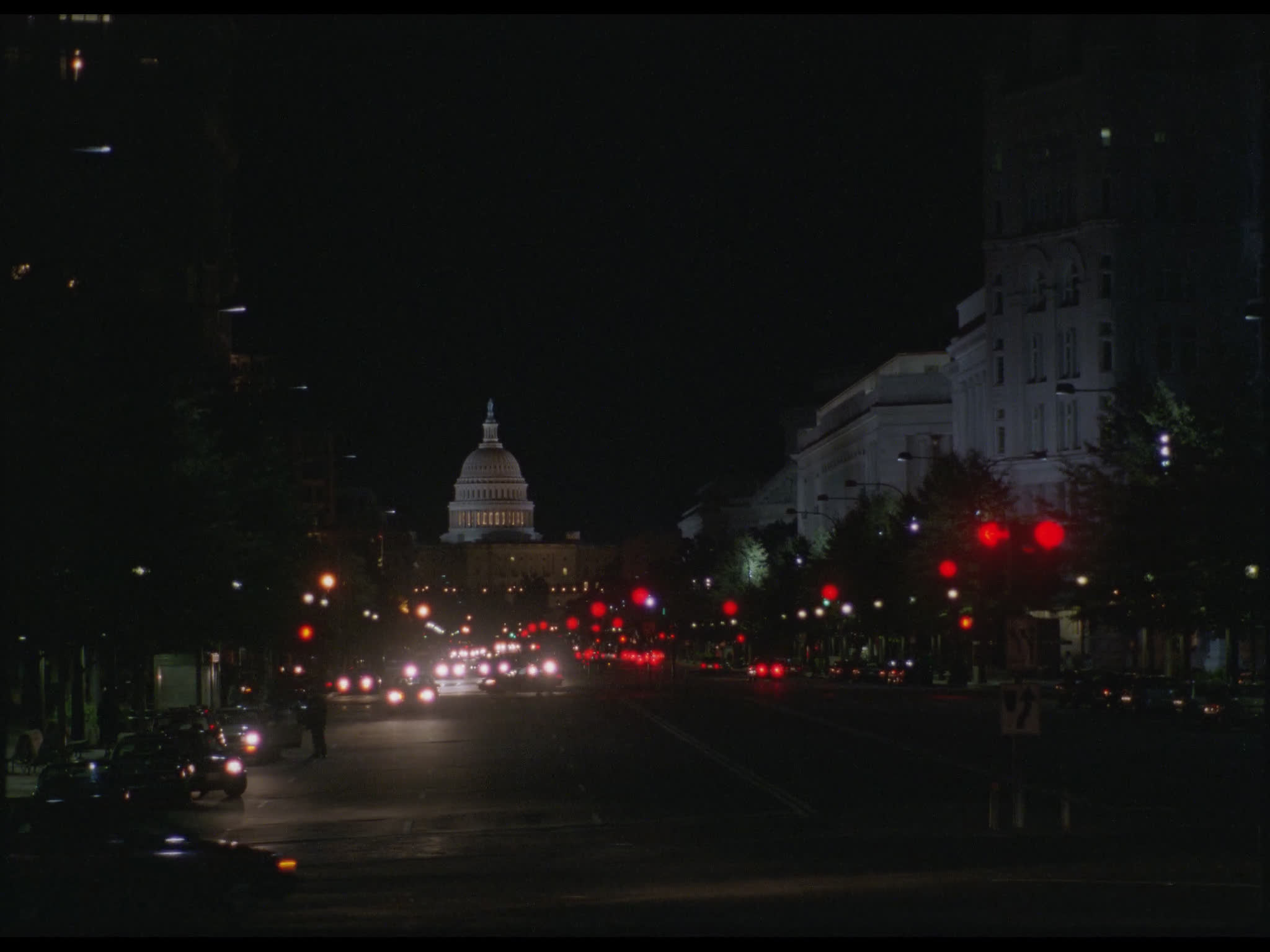 Capitol Road at Night