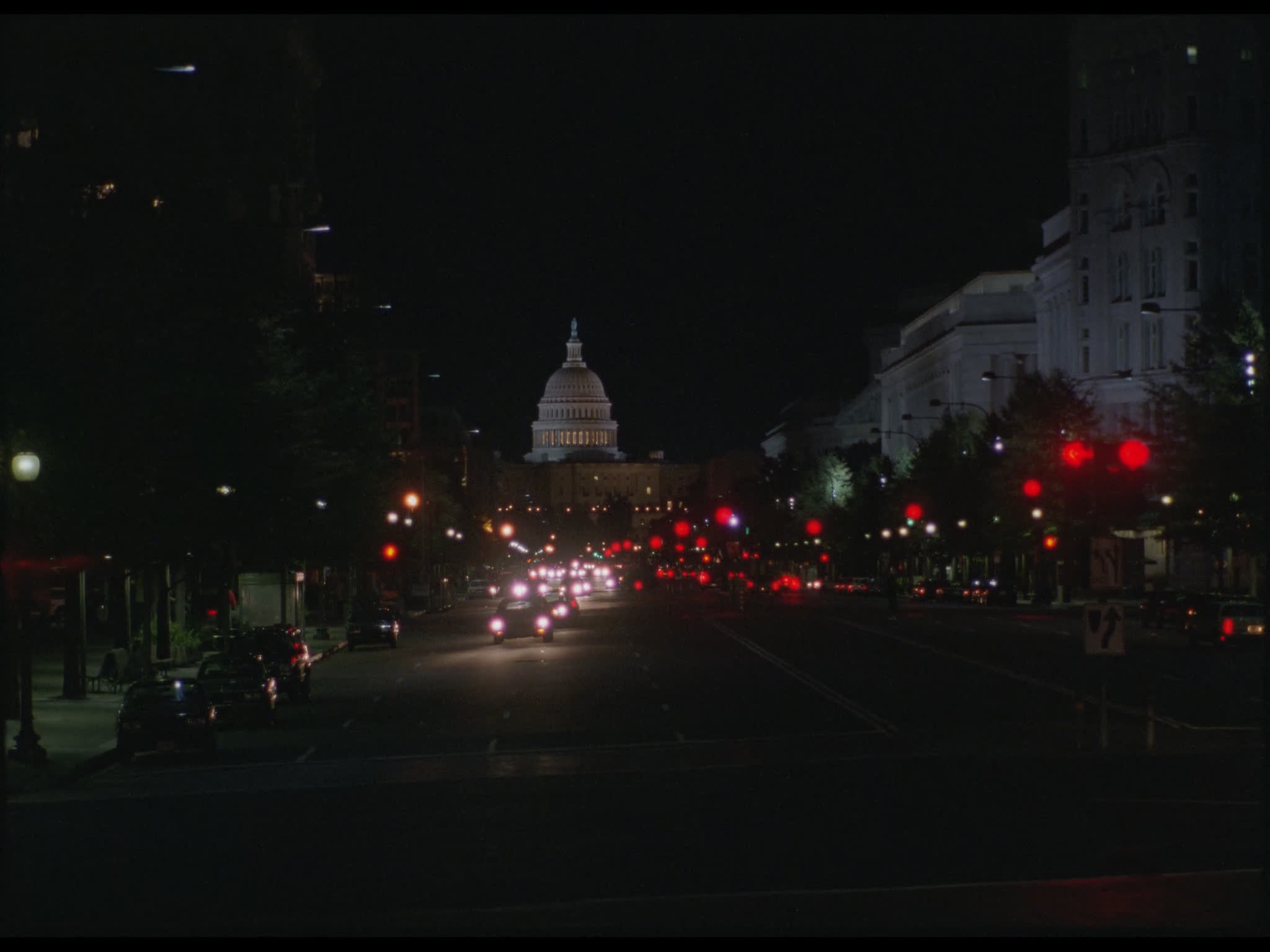 Capitol Road at Night
