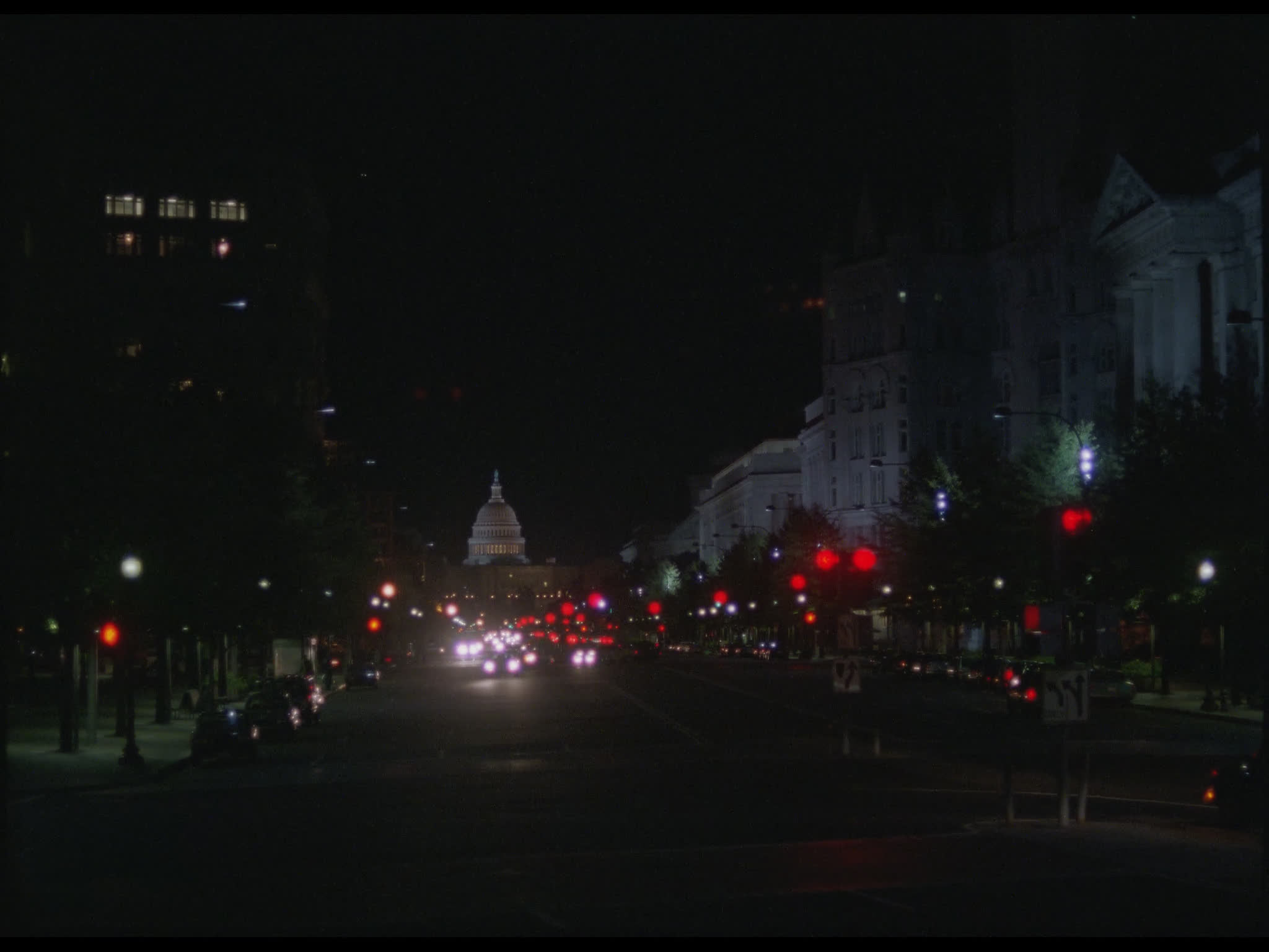 Capitol Road at Night