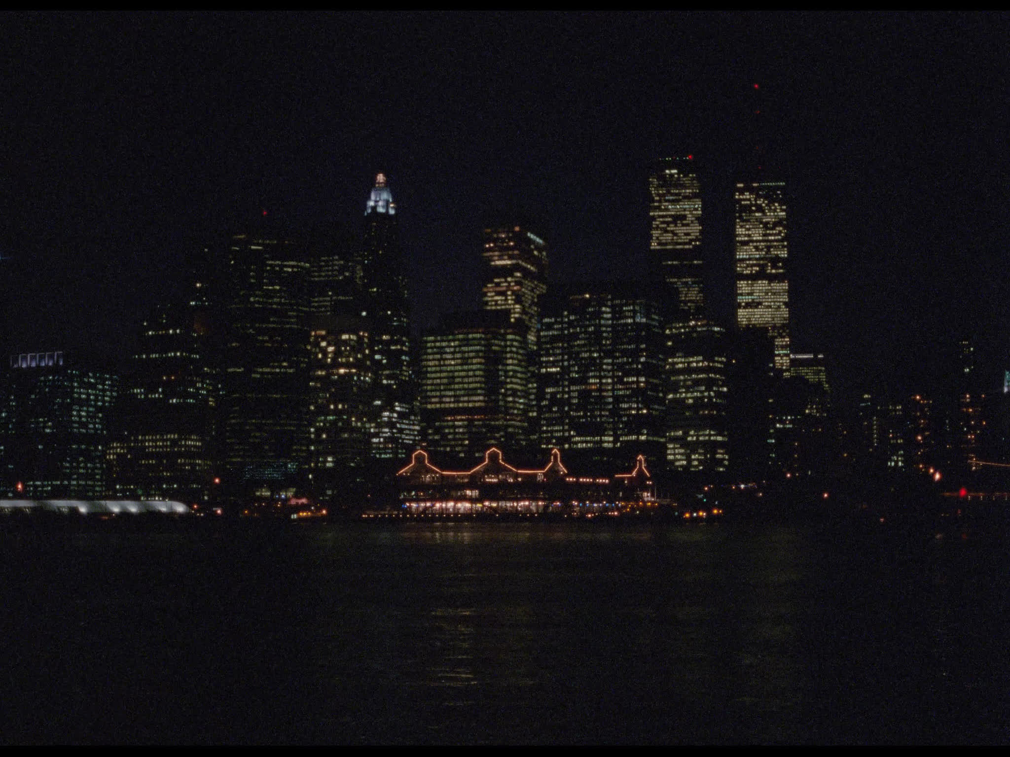 Manhattan Skyline Night