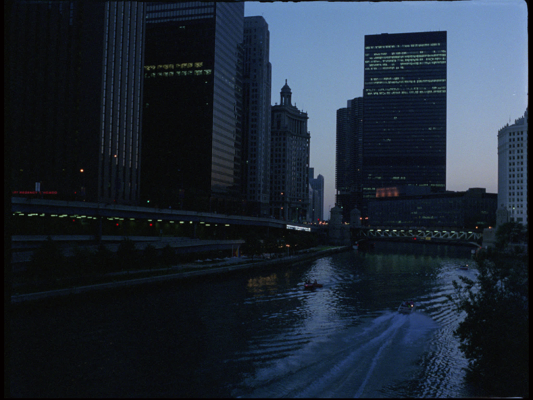 Chicago River Evening