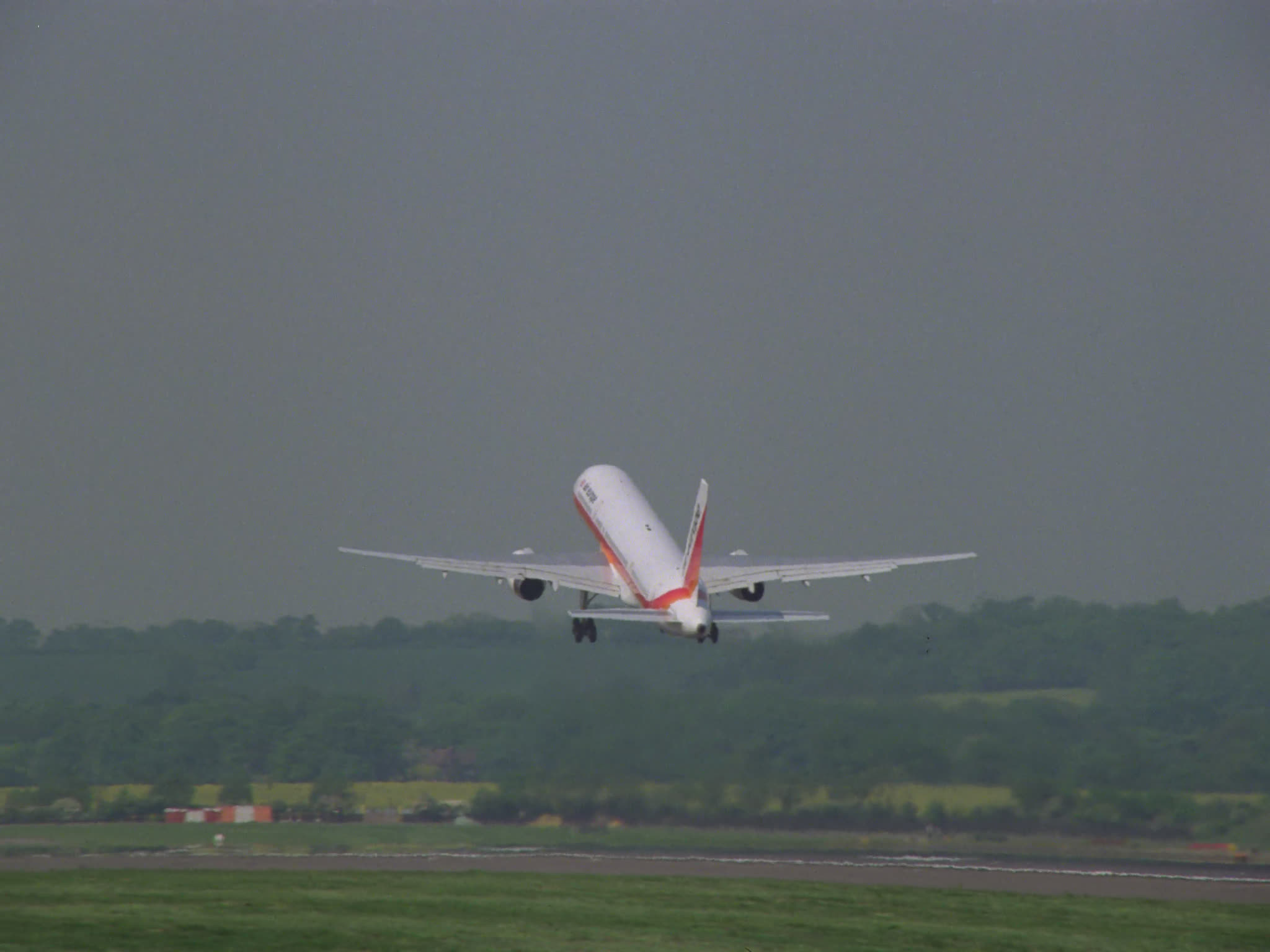 Air Europe Boeing 757 Takes Off