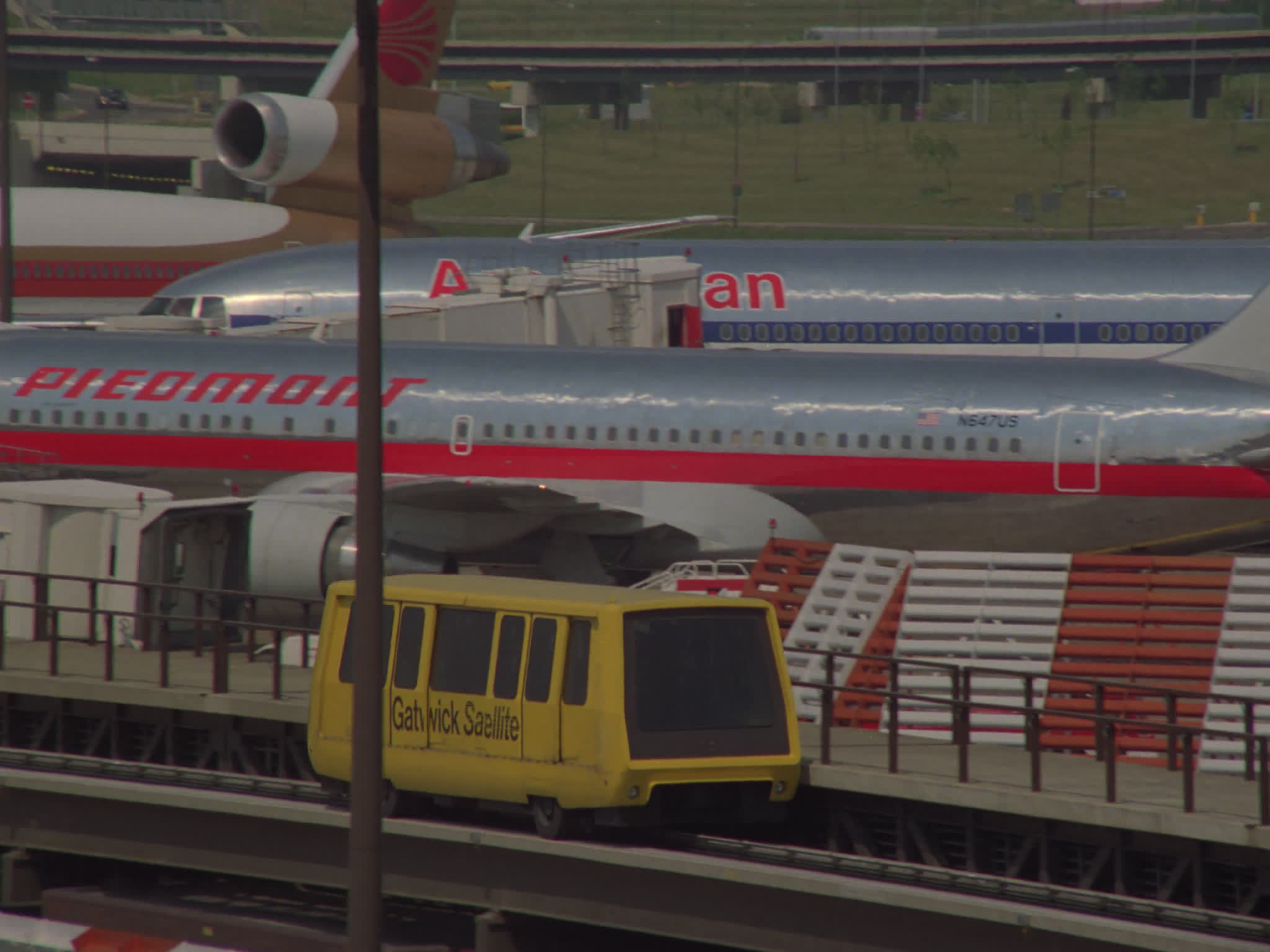 Satellite Trains at Gatwick Airport