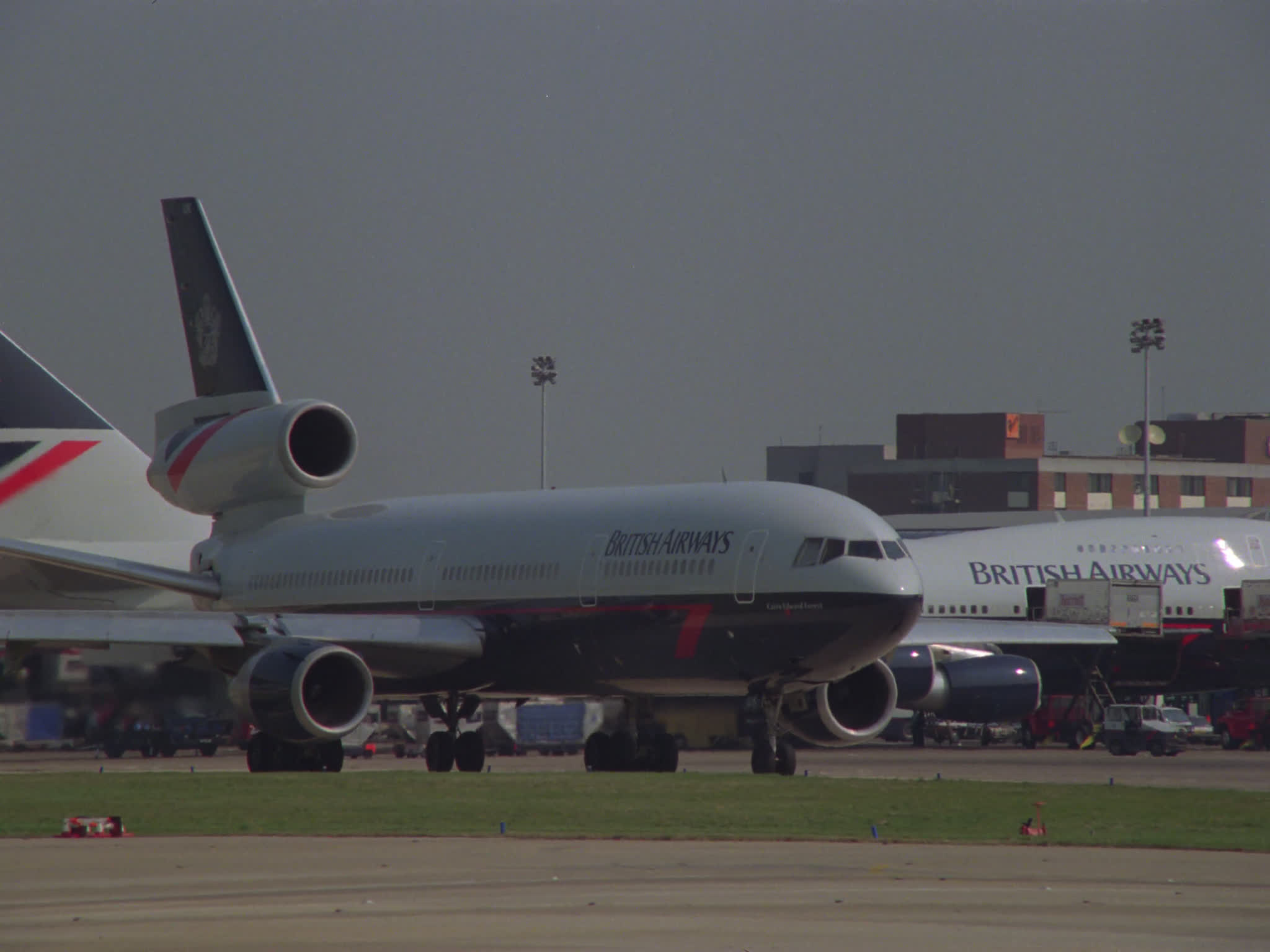 British Airways DC10 Taxis