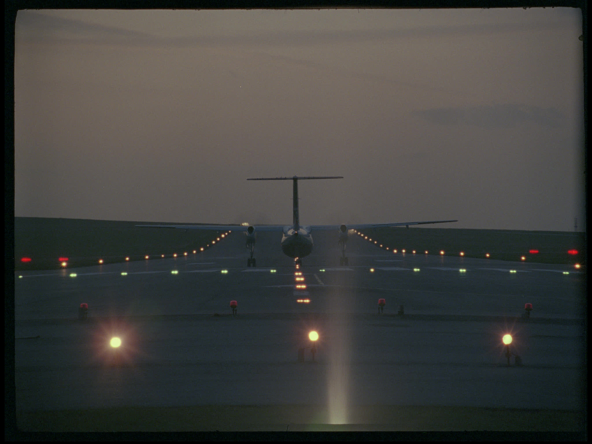 British Airways Dash 8 Plane Taking Off