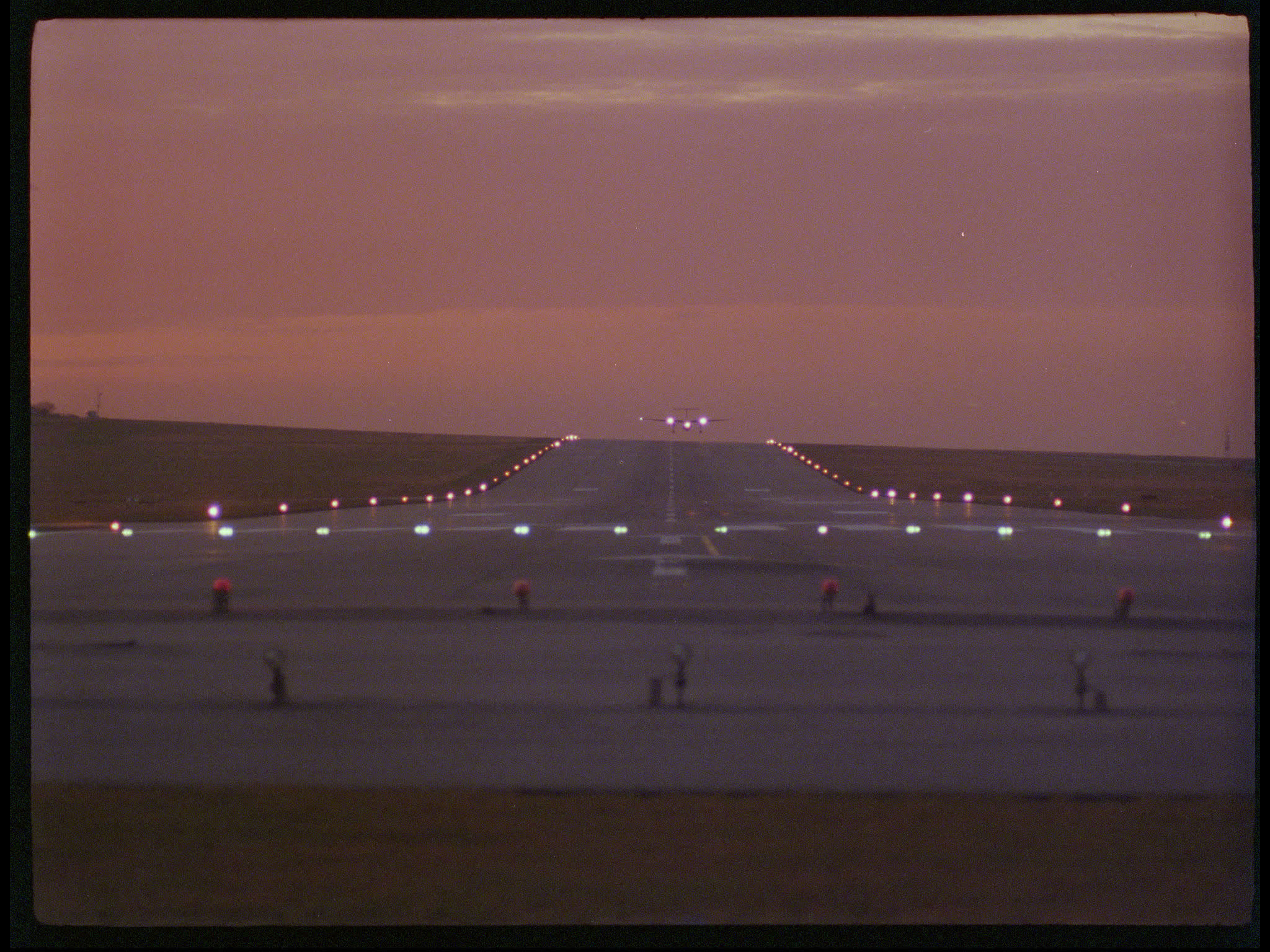 Commuter Plane Landing