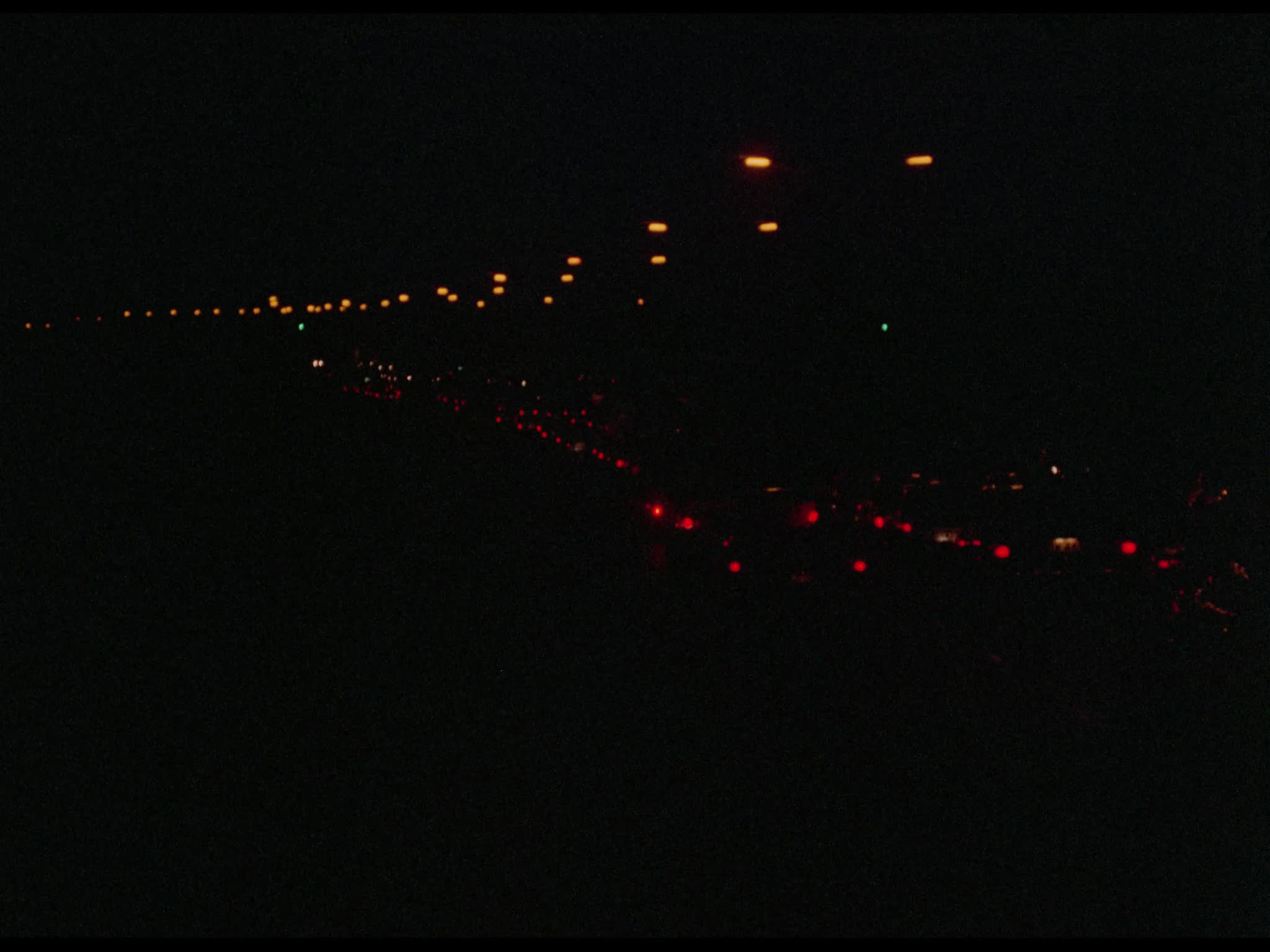 POV Driving in Traffic at Night