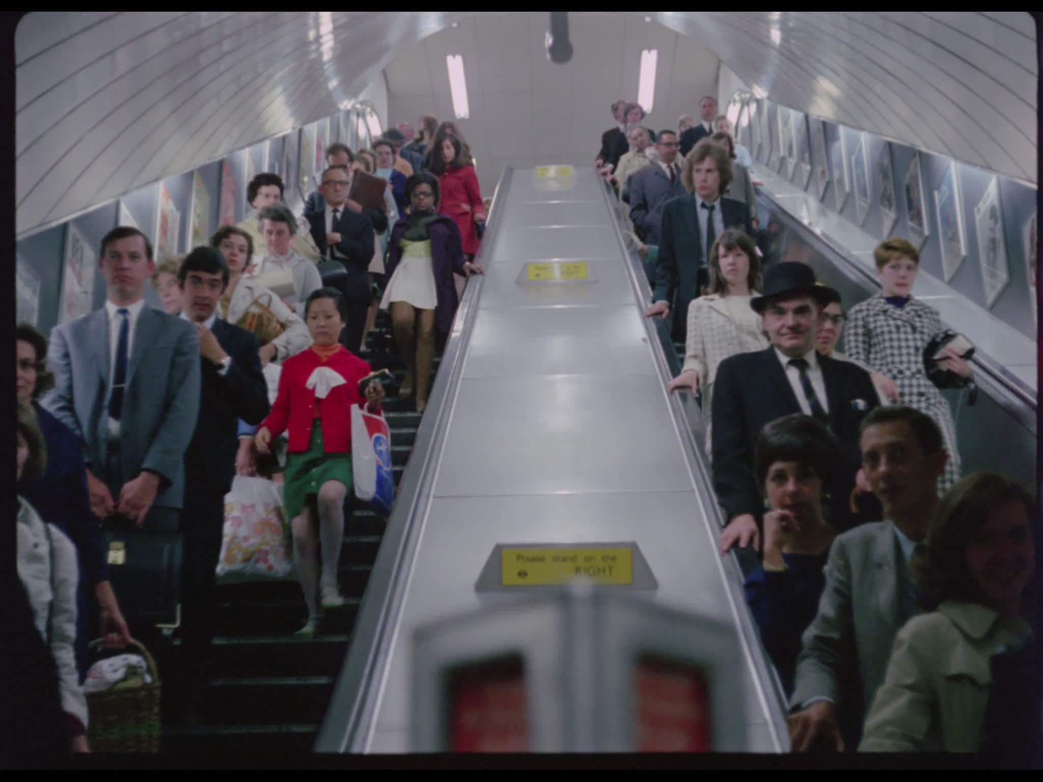 London Tube Escalator