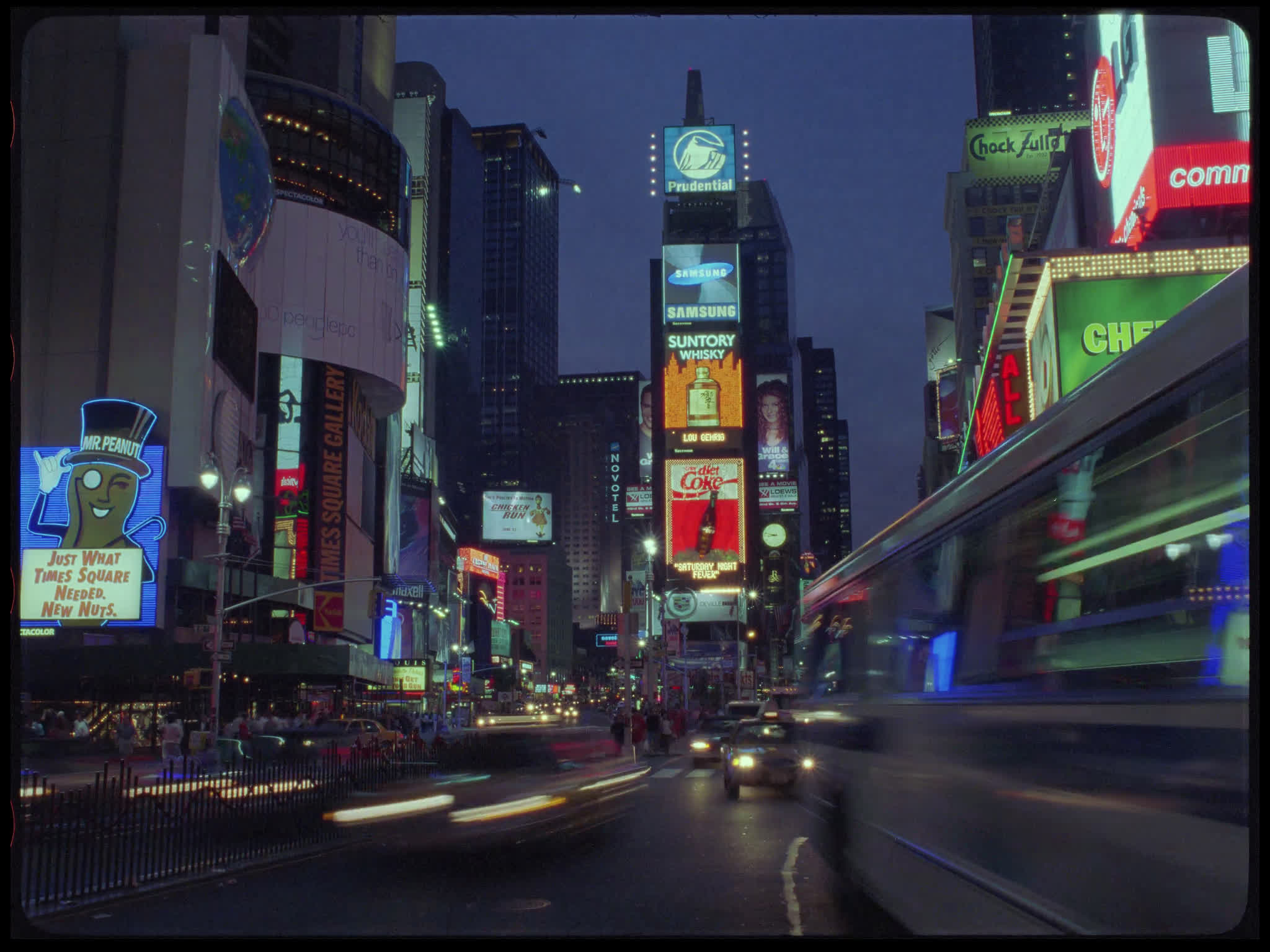 Time lapse of Times Square at Night