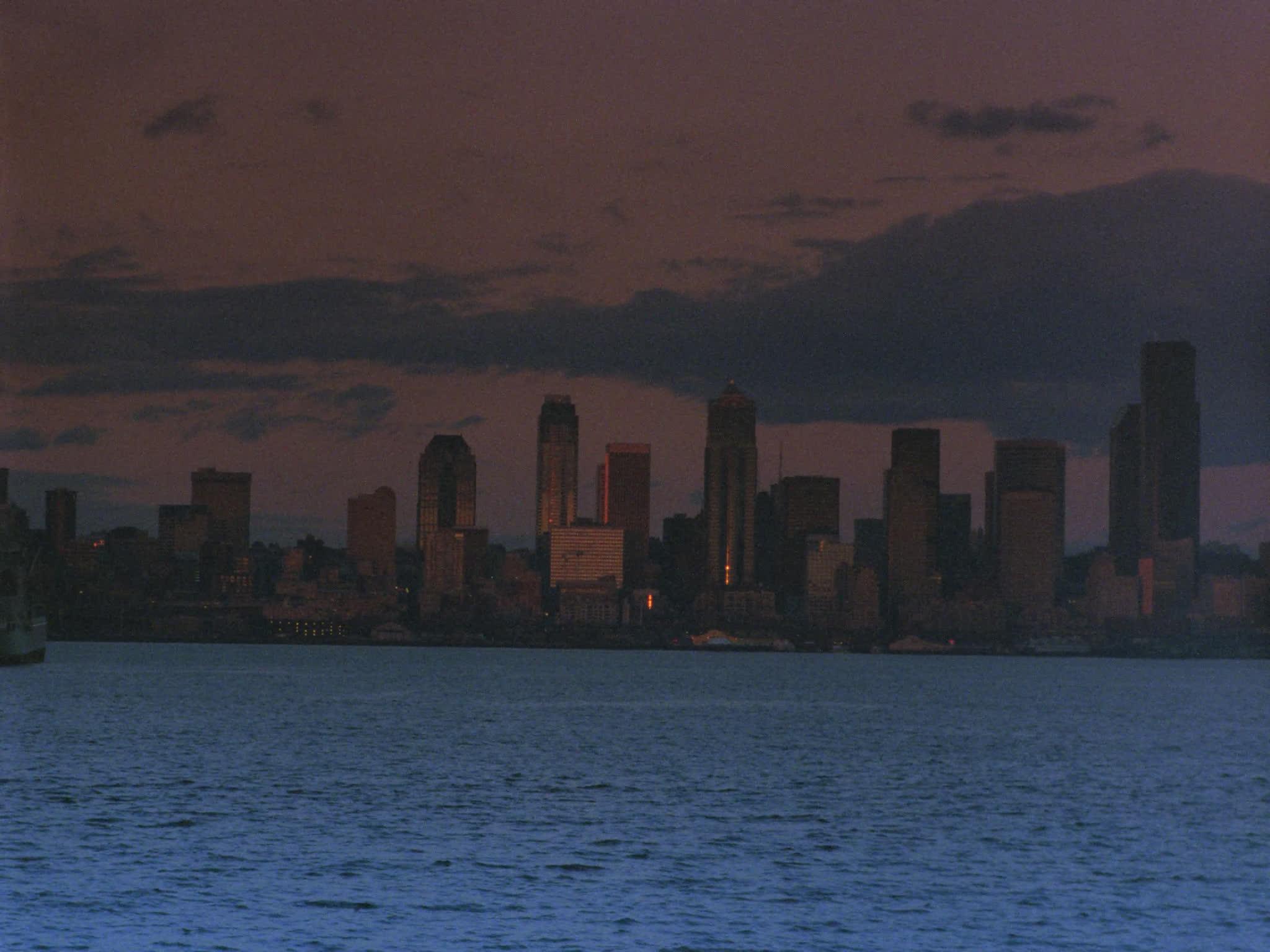 Seattle Skyline in the Evening