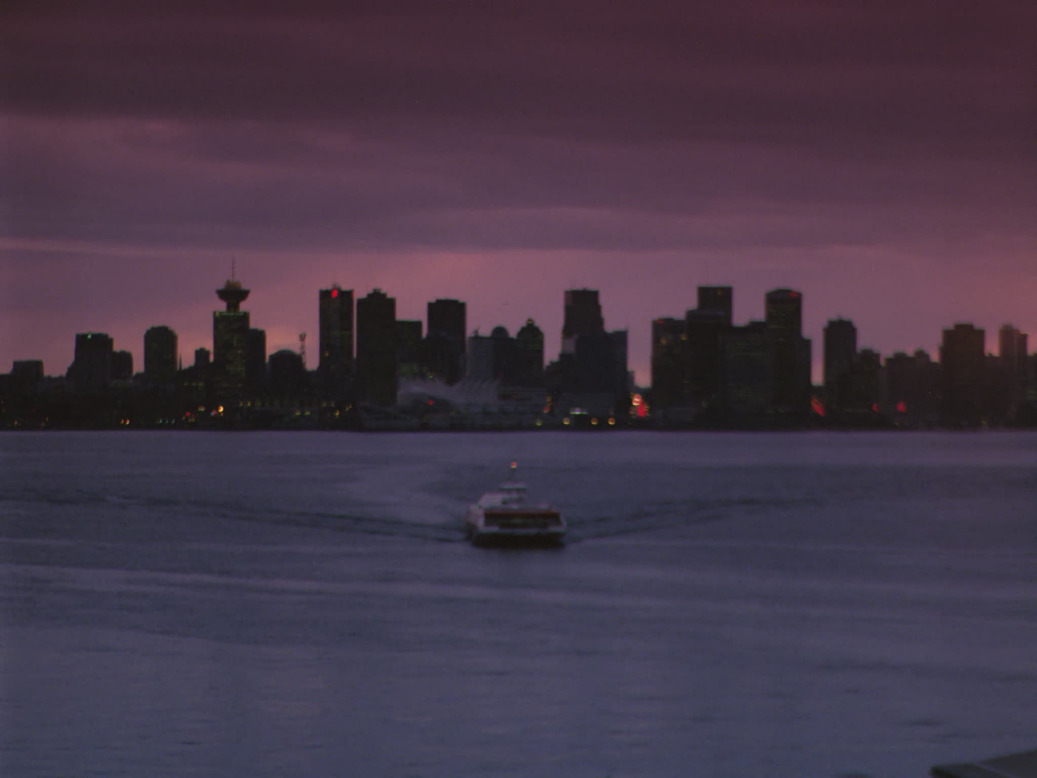 Seattle Skyline in the Evening