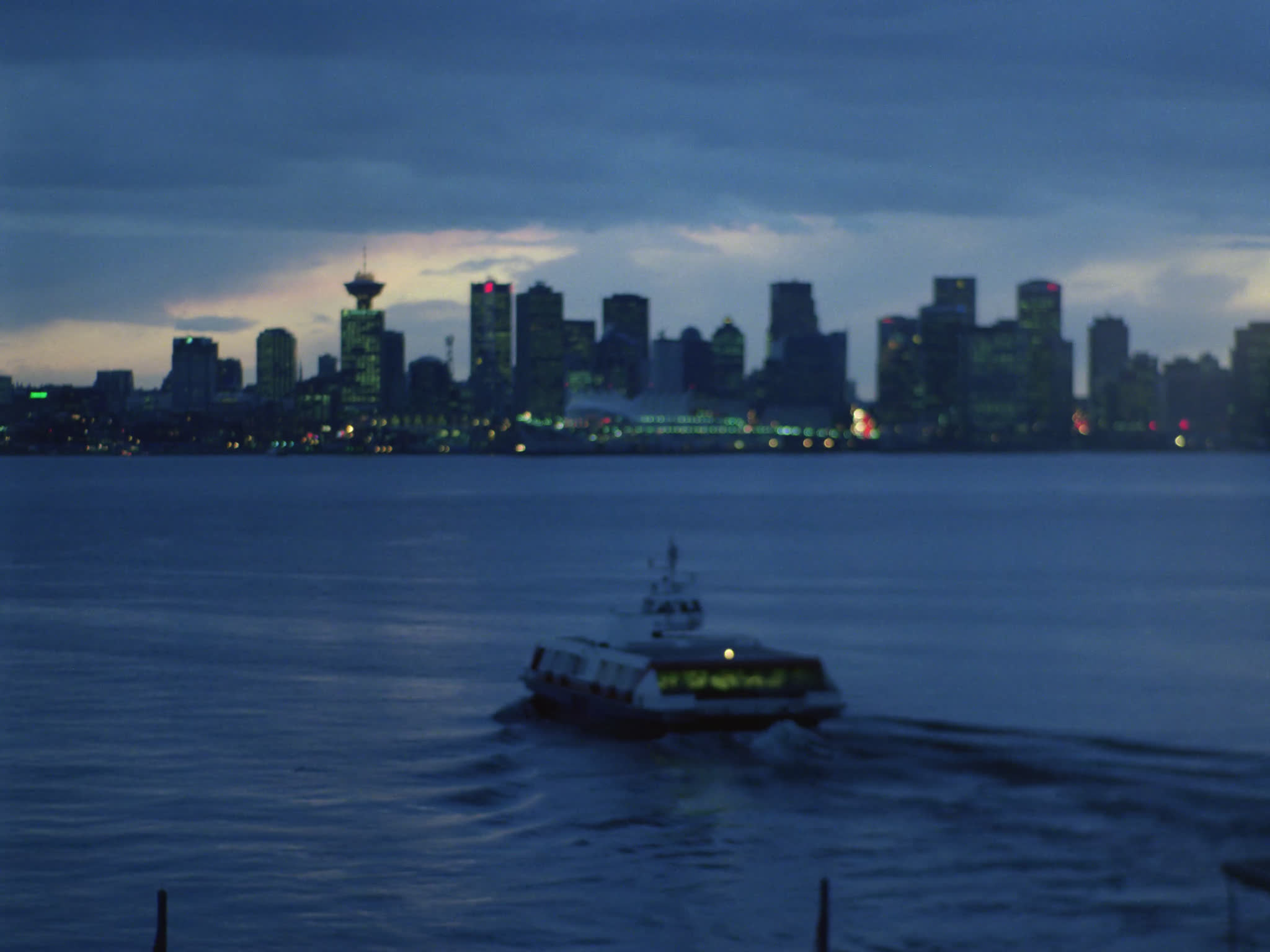 Seattle Skyline in the Evening