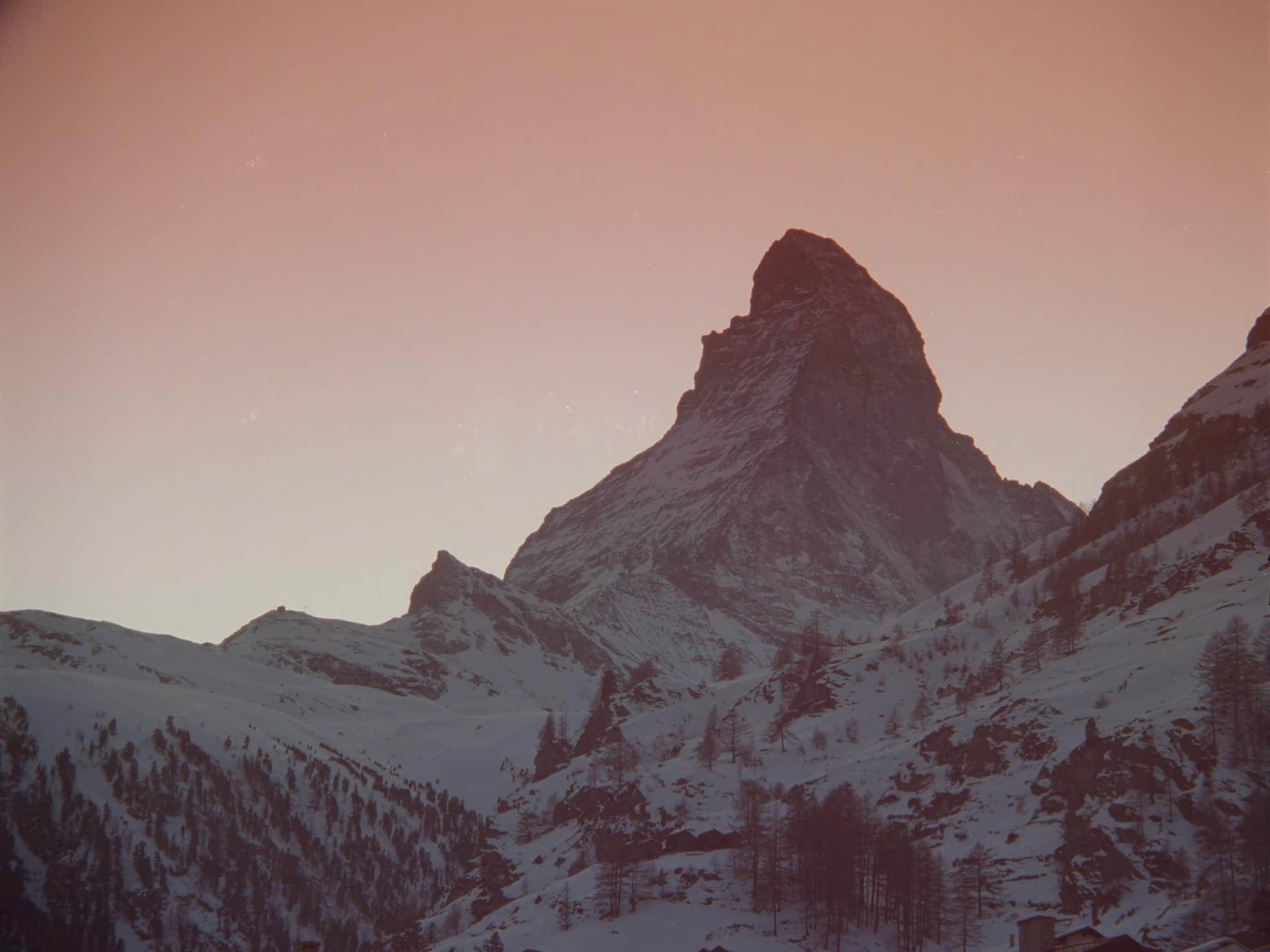 Matterhorn in Zermatt Sunset