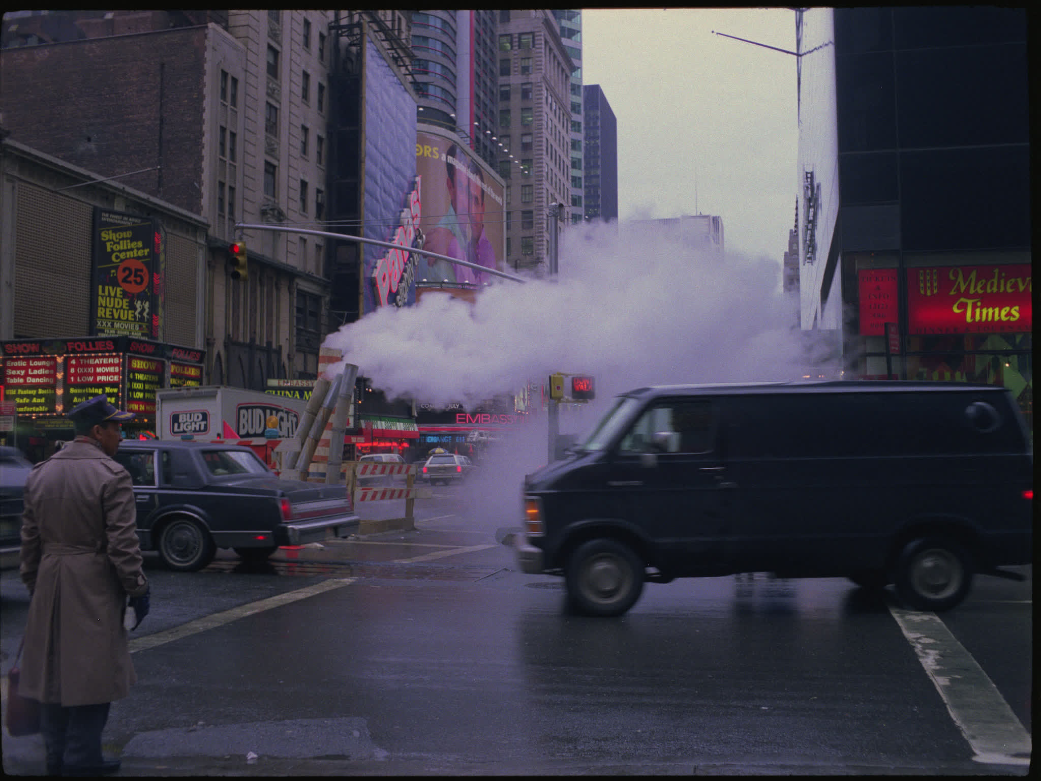 Pedestrians Crossing in Times Square