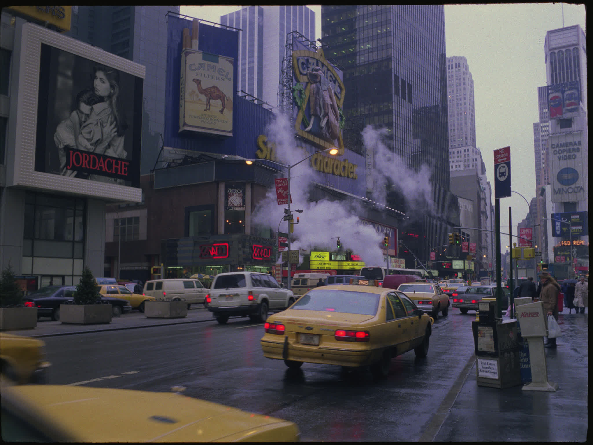 New York Taxis in Time Square