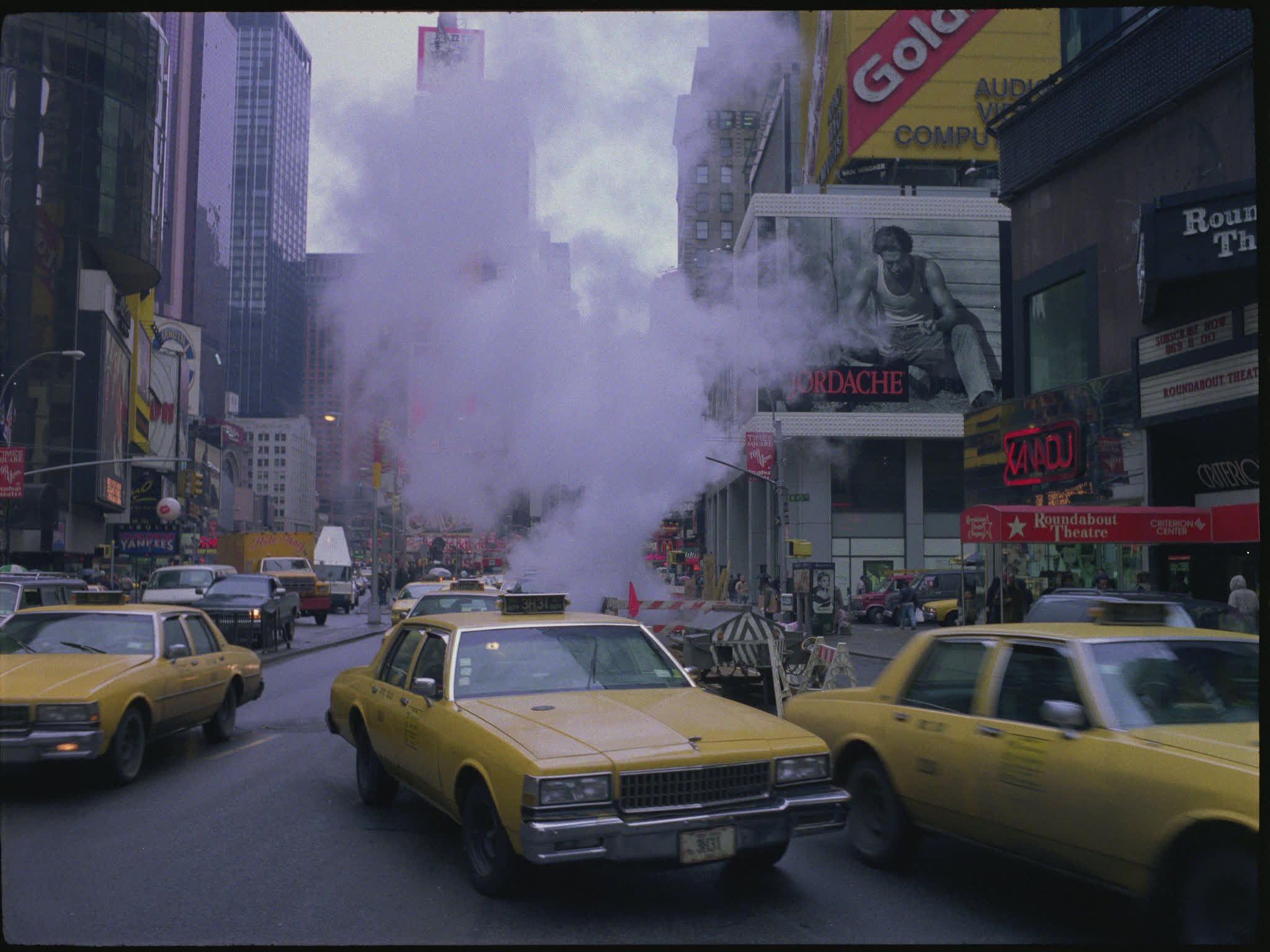 New York Taxis in Time Square