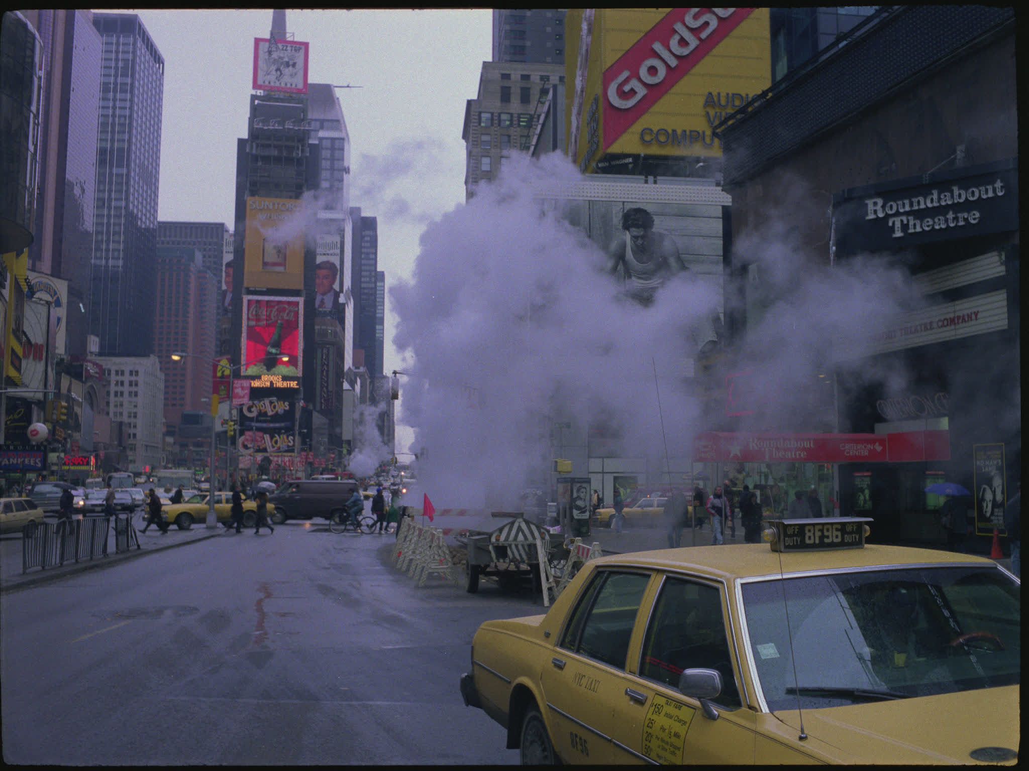 New York Taxis in Time Square