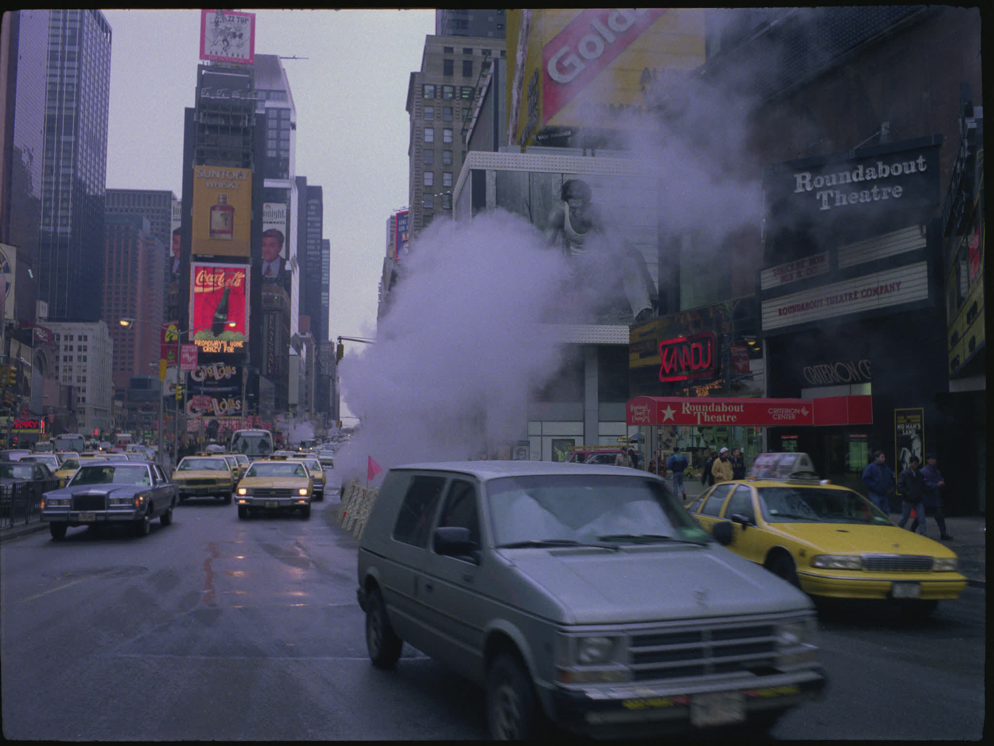 New York Taxis in Time Square