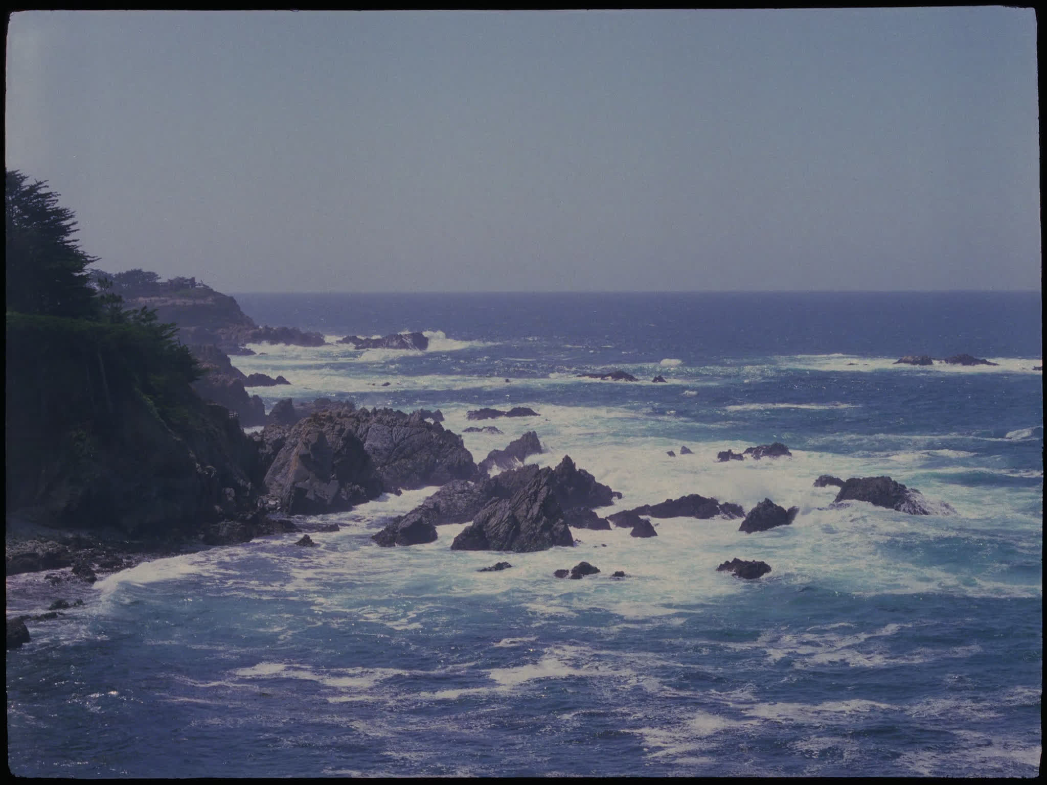 Waves on a Rocky Coast