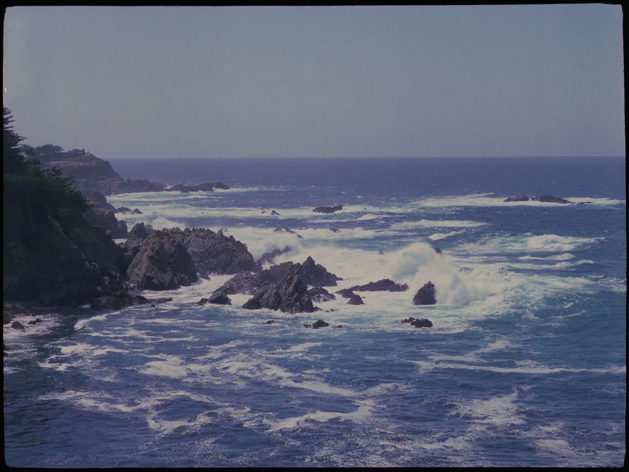 Waves on a Rocky Coast