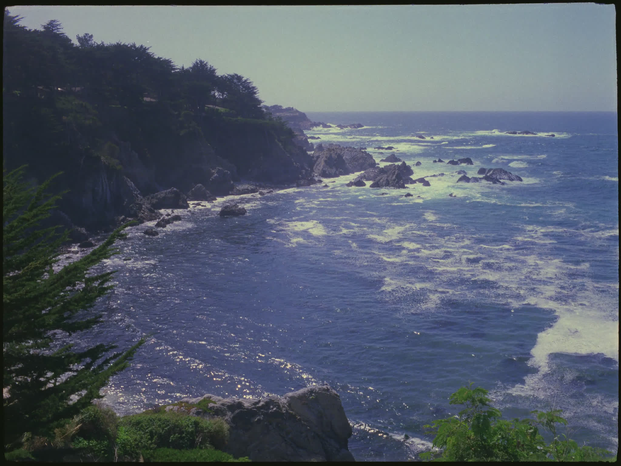 Waves on a Rocky Coast