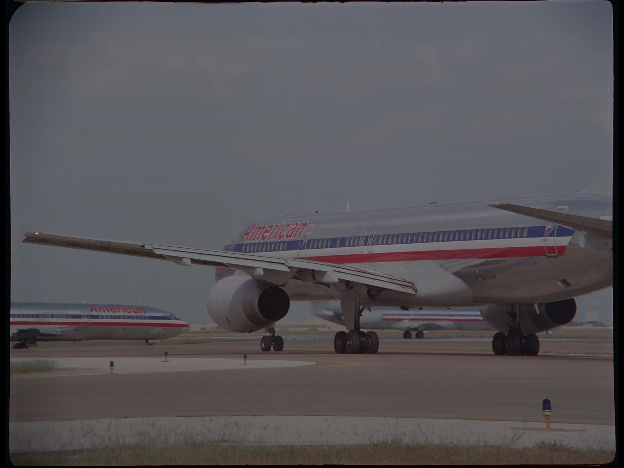 American Airlines Planes Taxiing