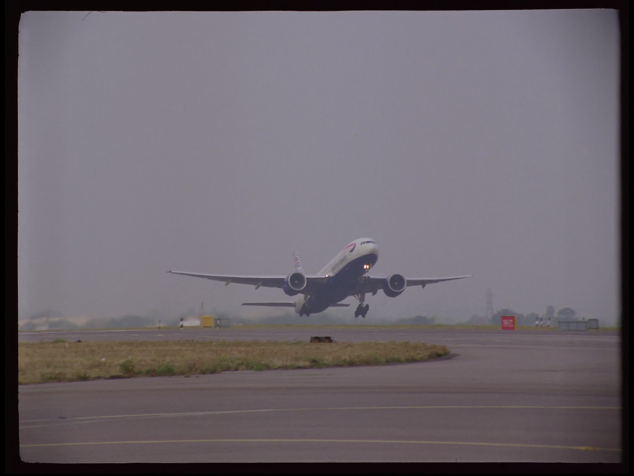 BA Boeing 777 Takes Off