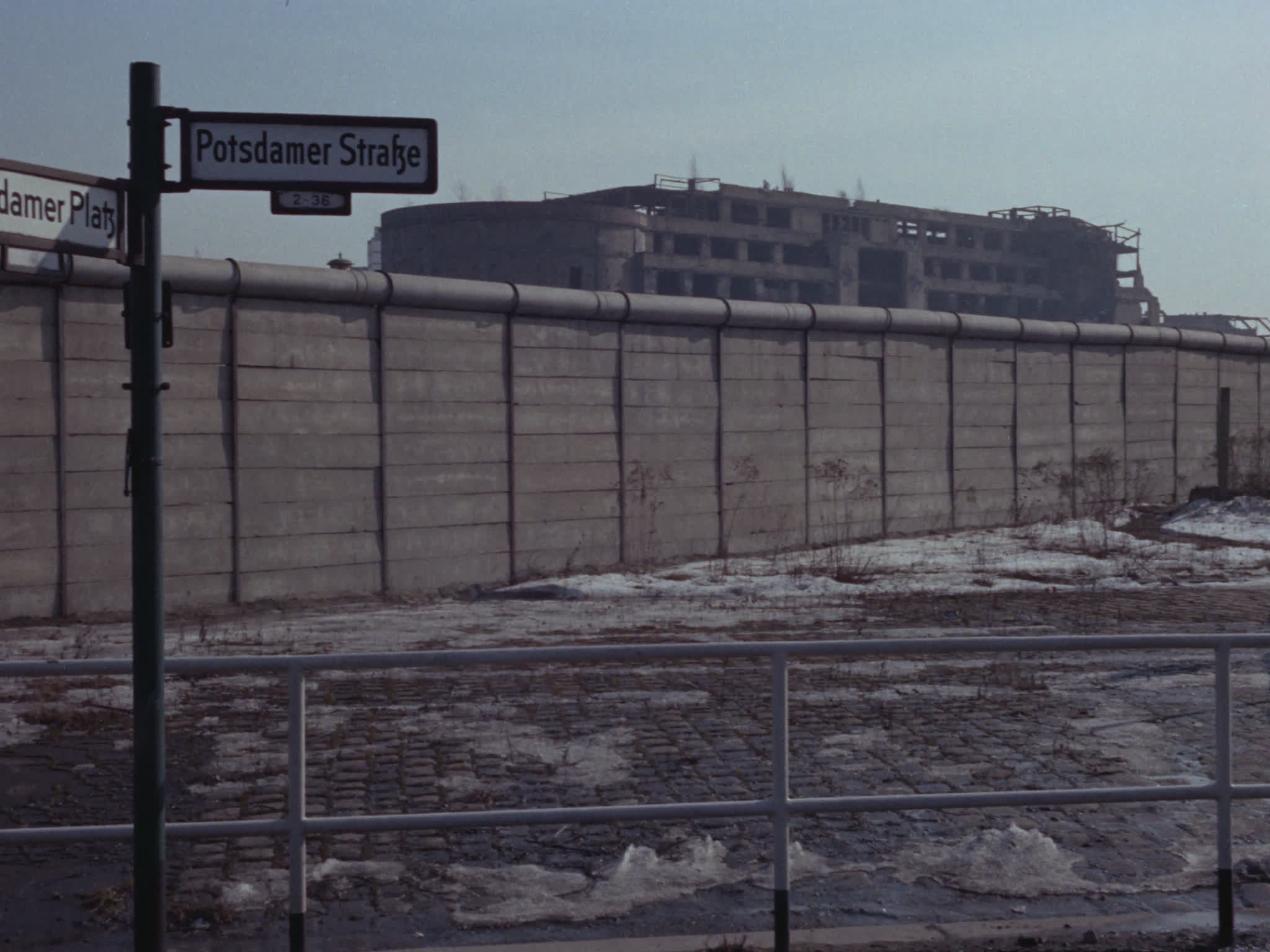 Berlin Wall and Street Signs