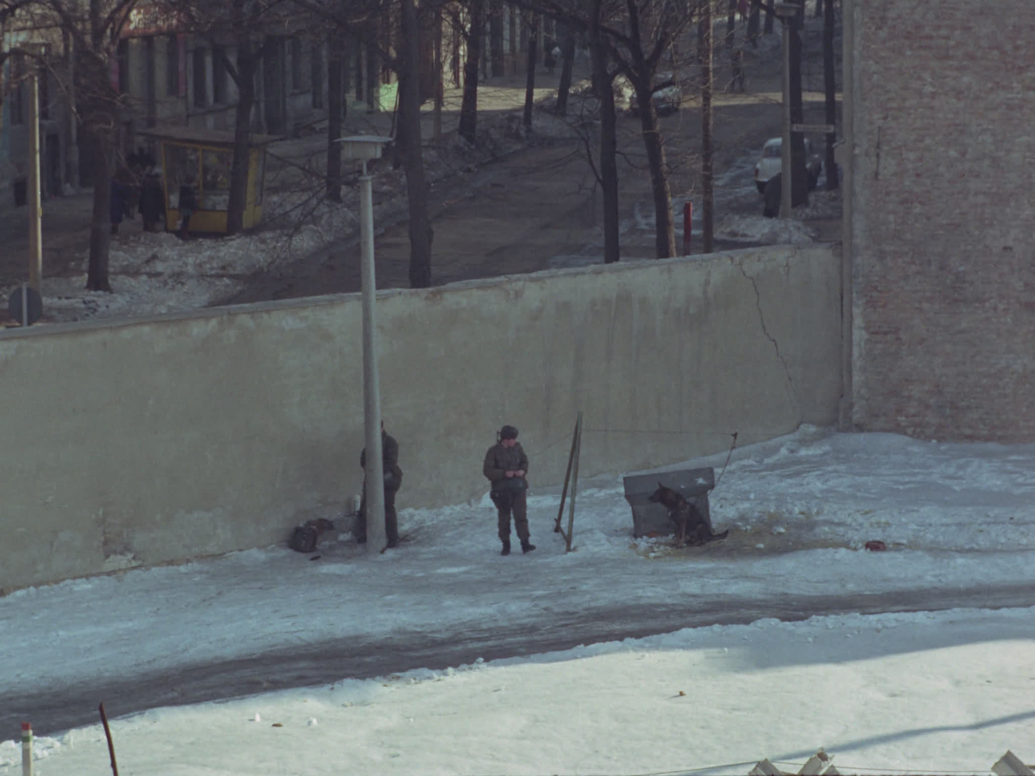 Berlin Wall Dog and Soldiers