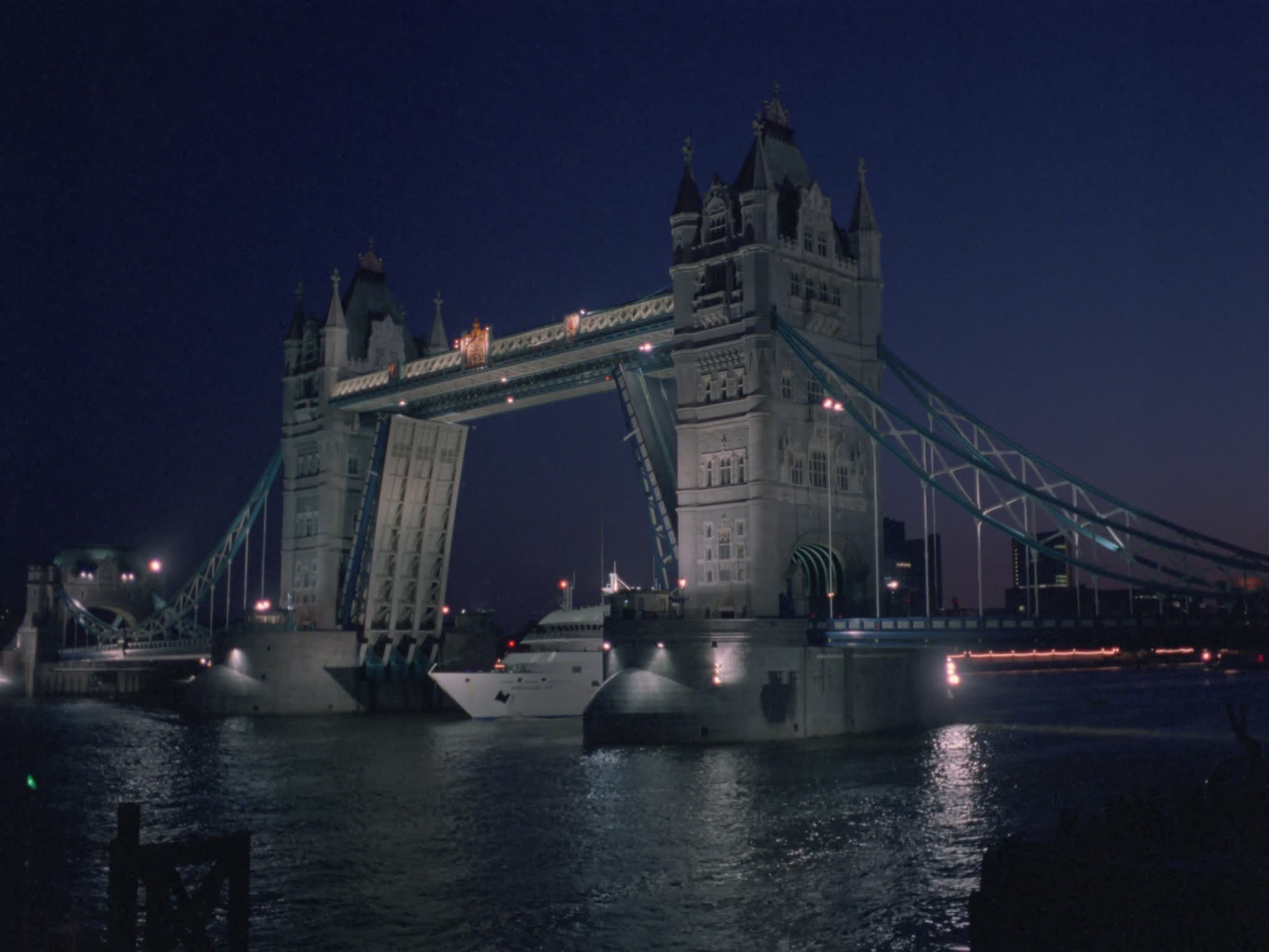 Tower Bridge as Ship Passes