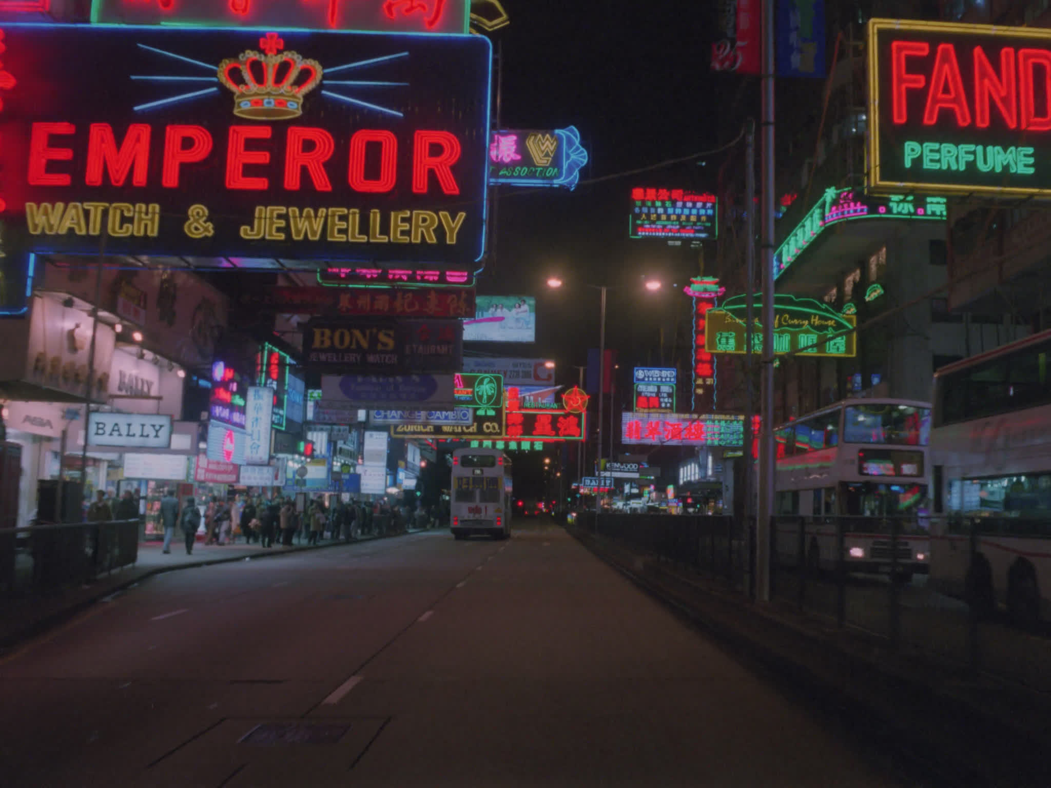 Pov Driving Downtown in Hong Kong