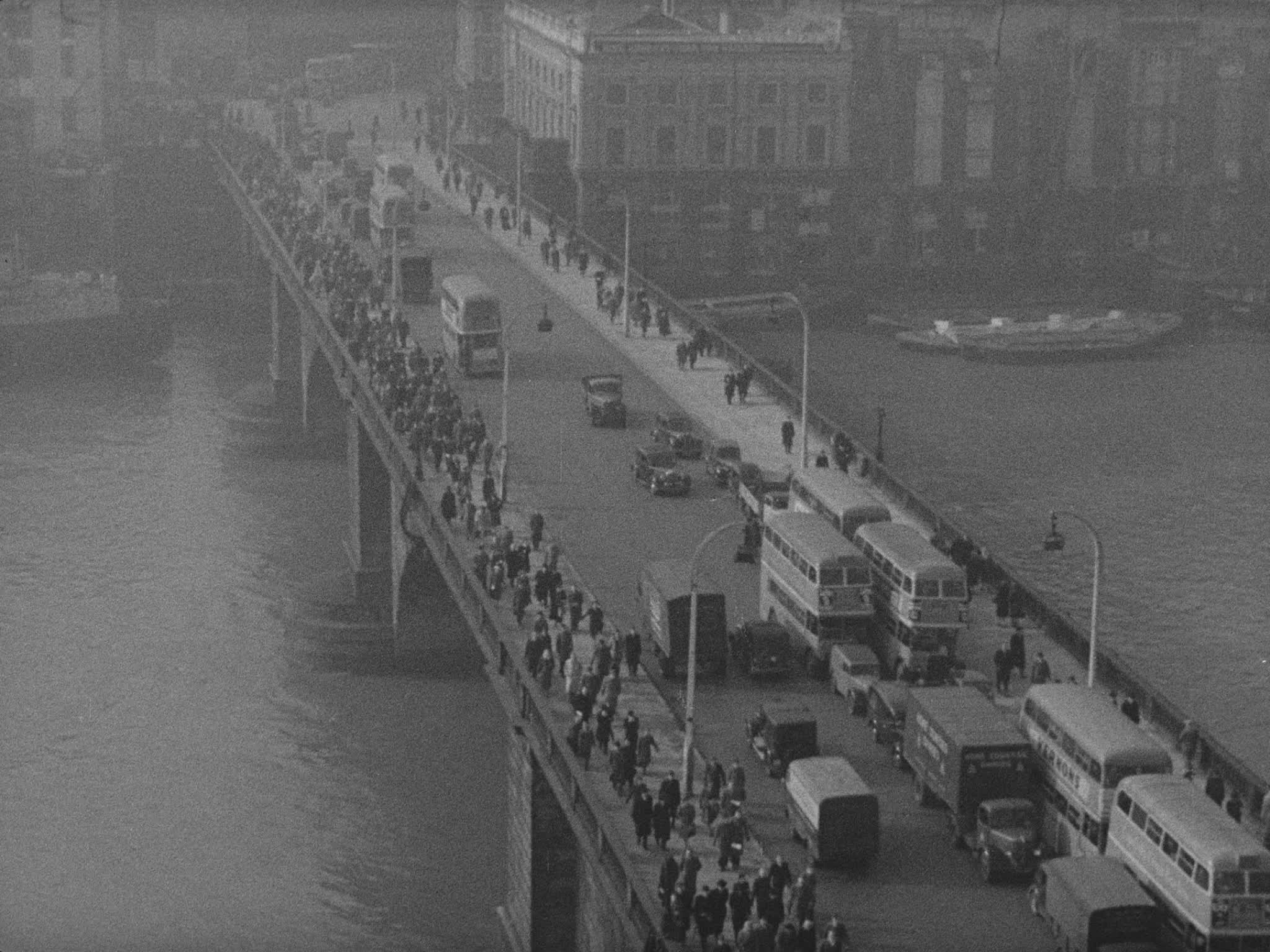 New London Bridge Traffic Late 1930s