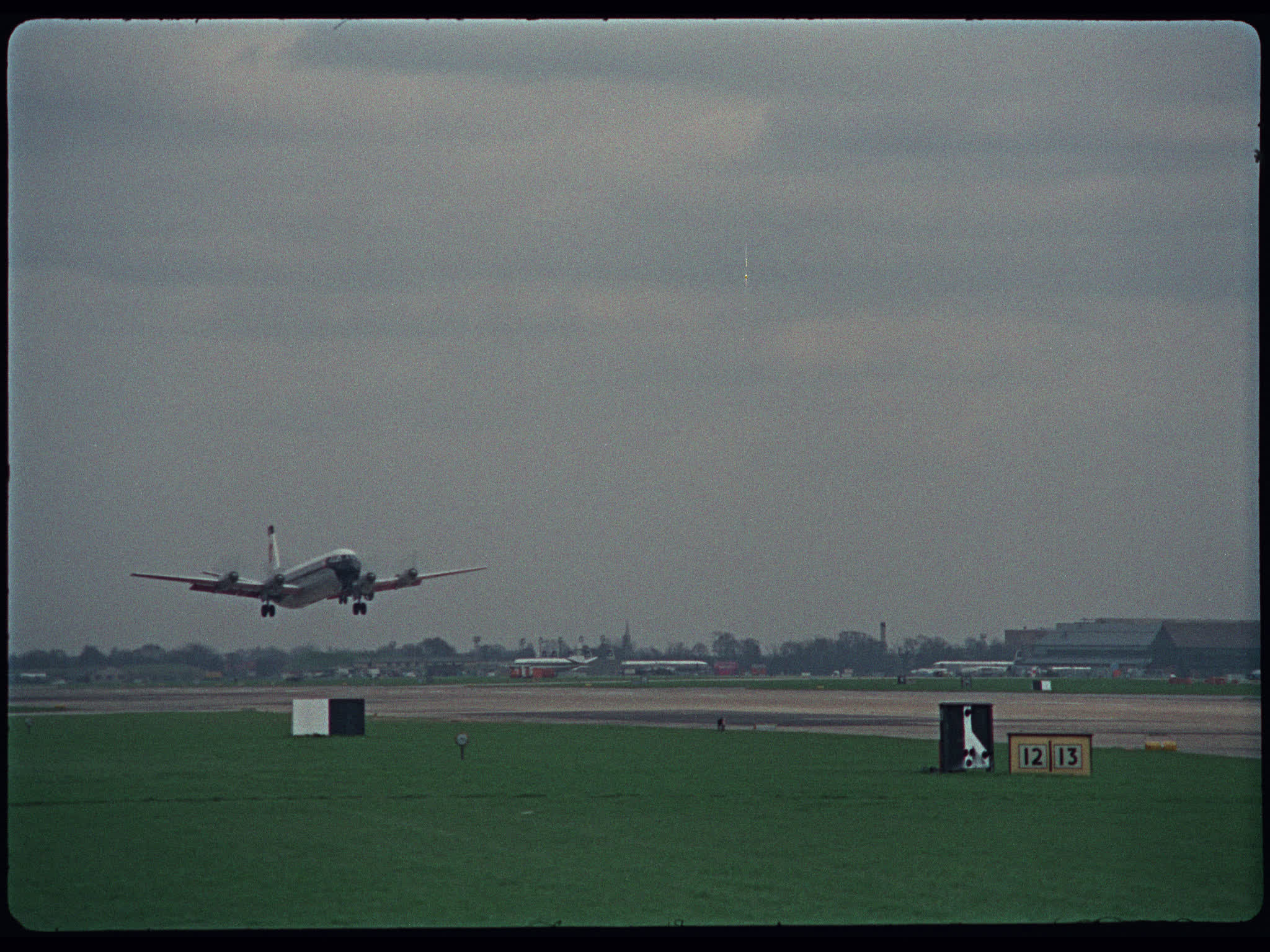 Vanguard Plane Taking Off