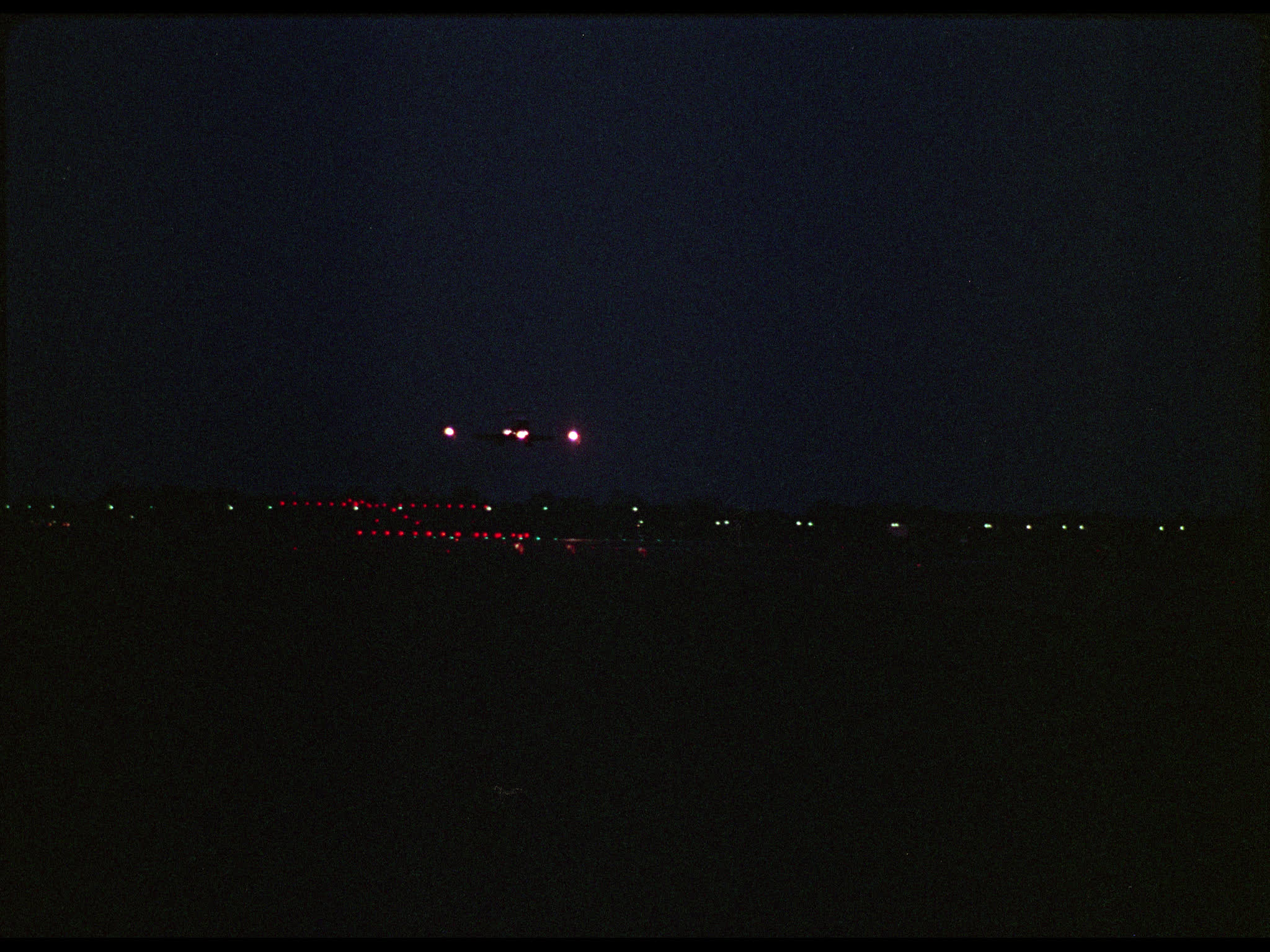BEA Trident 1C Landing at Night
