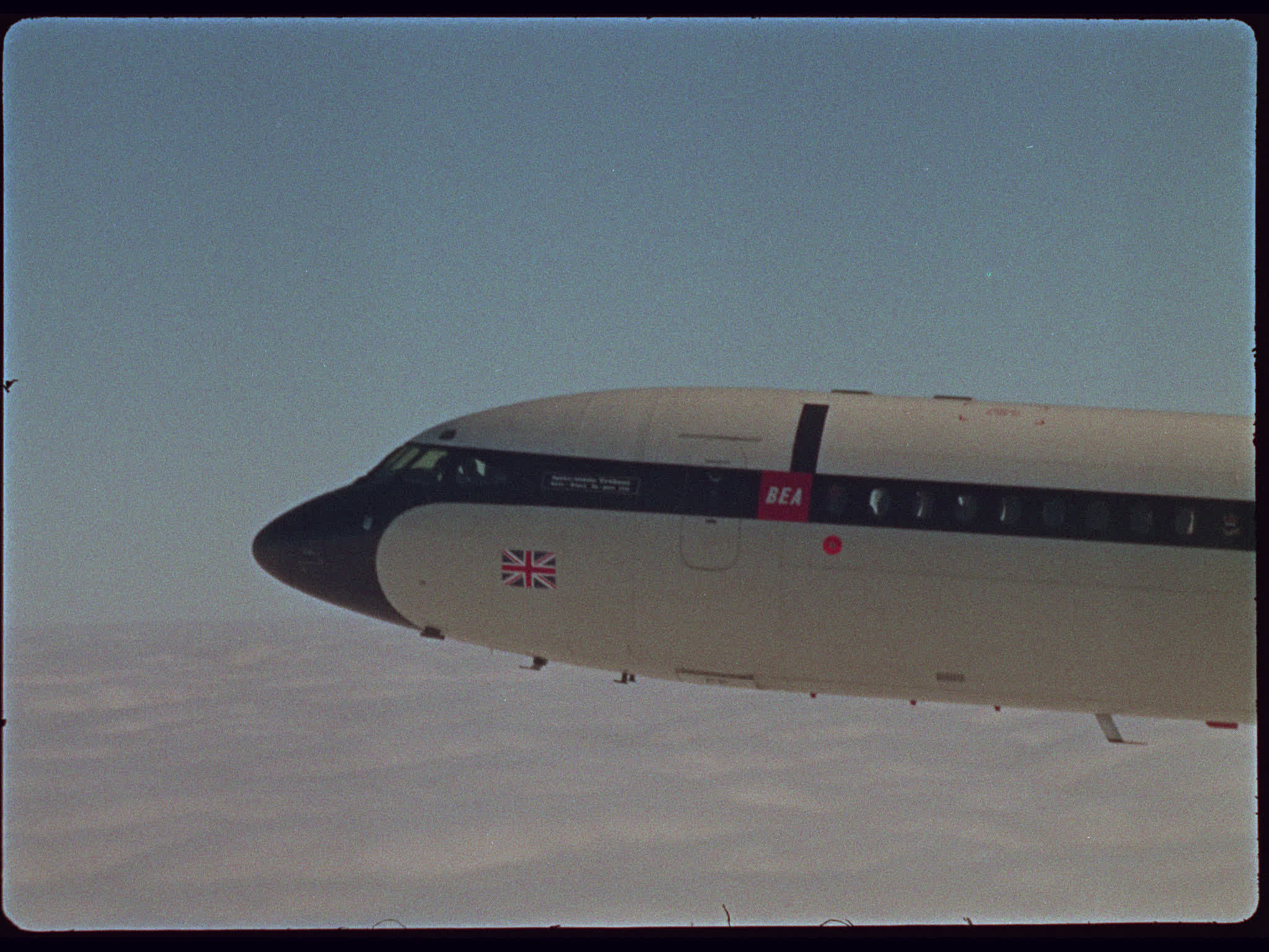 BEA Trident 1C Plane Flying