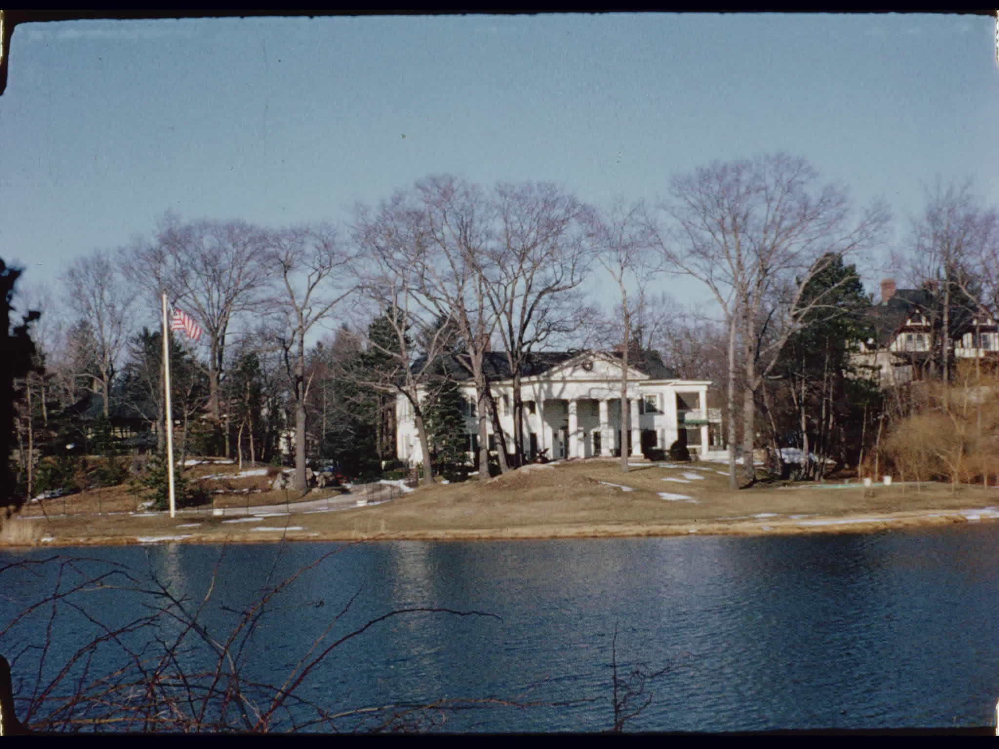 View of Kay Young's House Across the Water