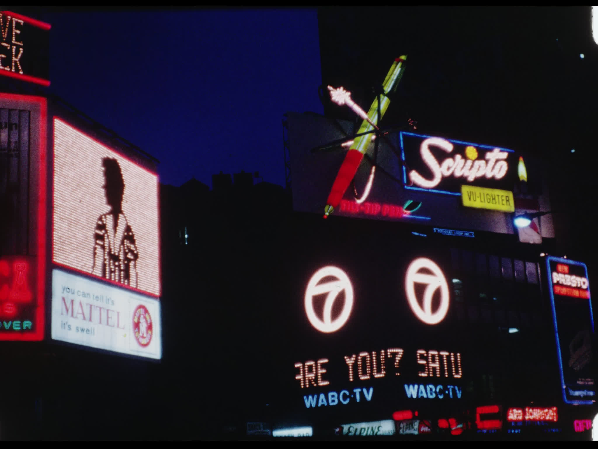 New York Neon Signs at Night