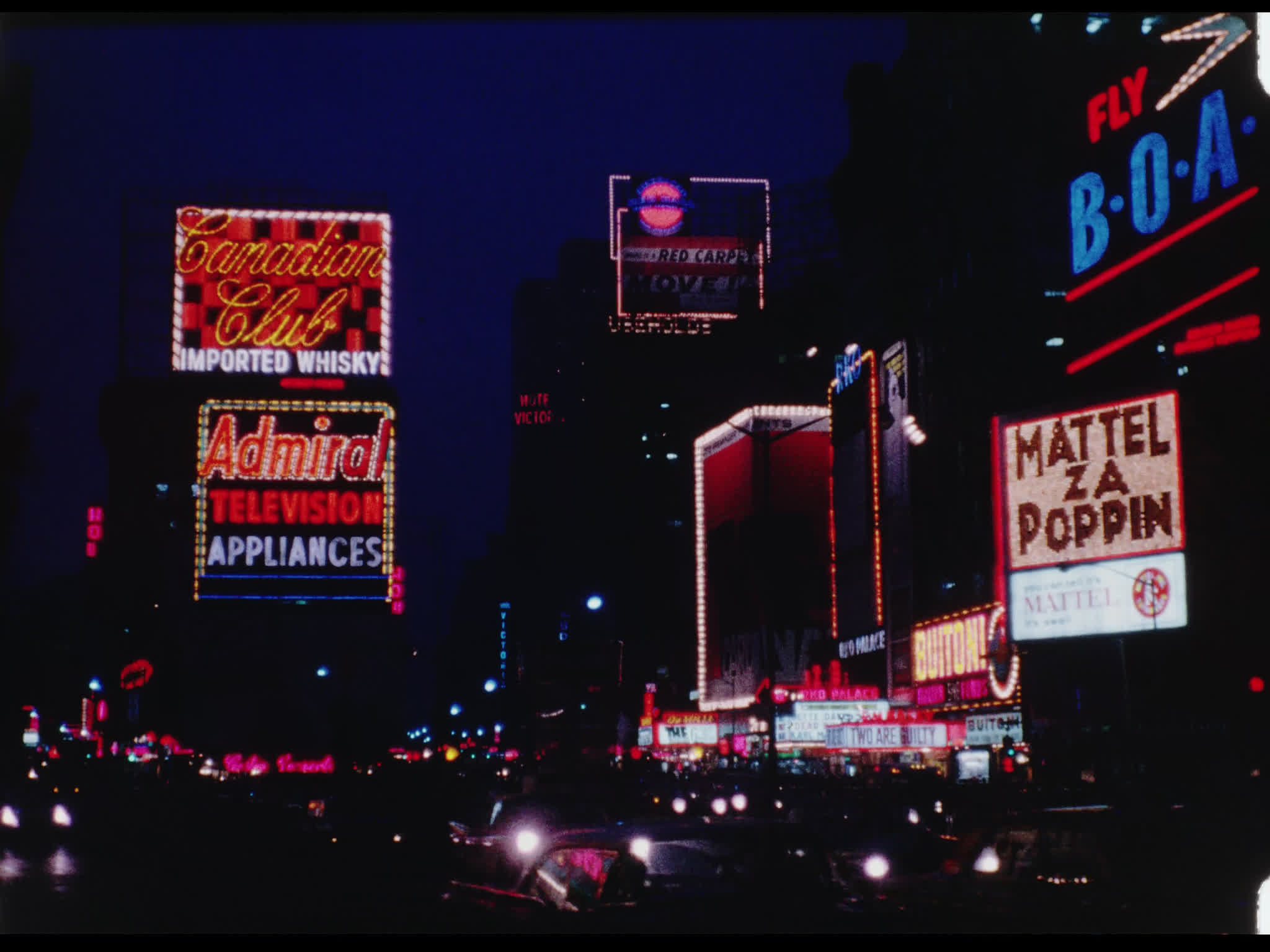 New York Neon Signs at Night