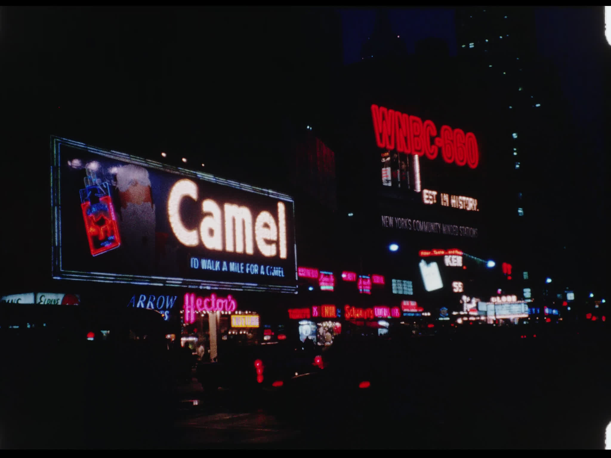 New York Neon Signs at Night