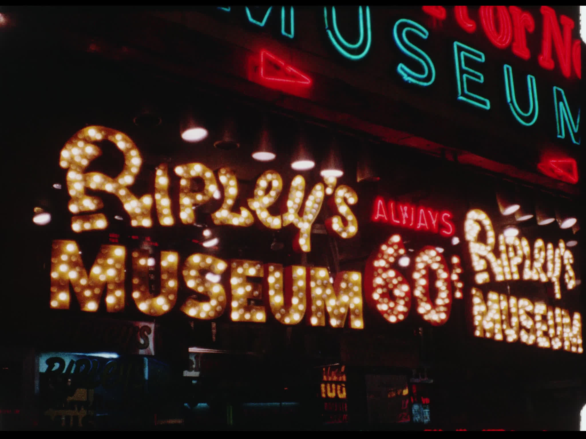 New York Neon Signs at Night