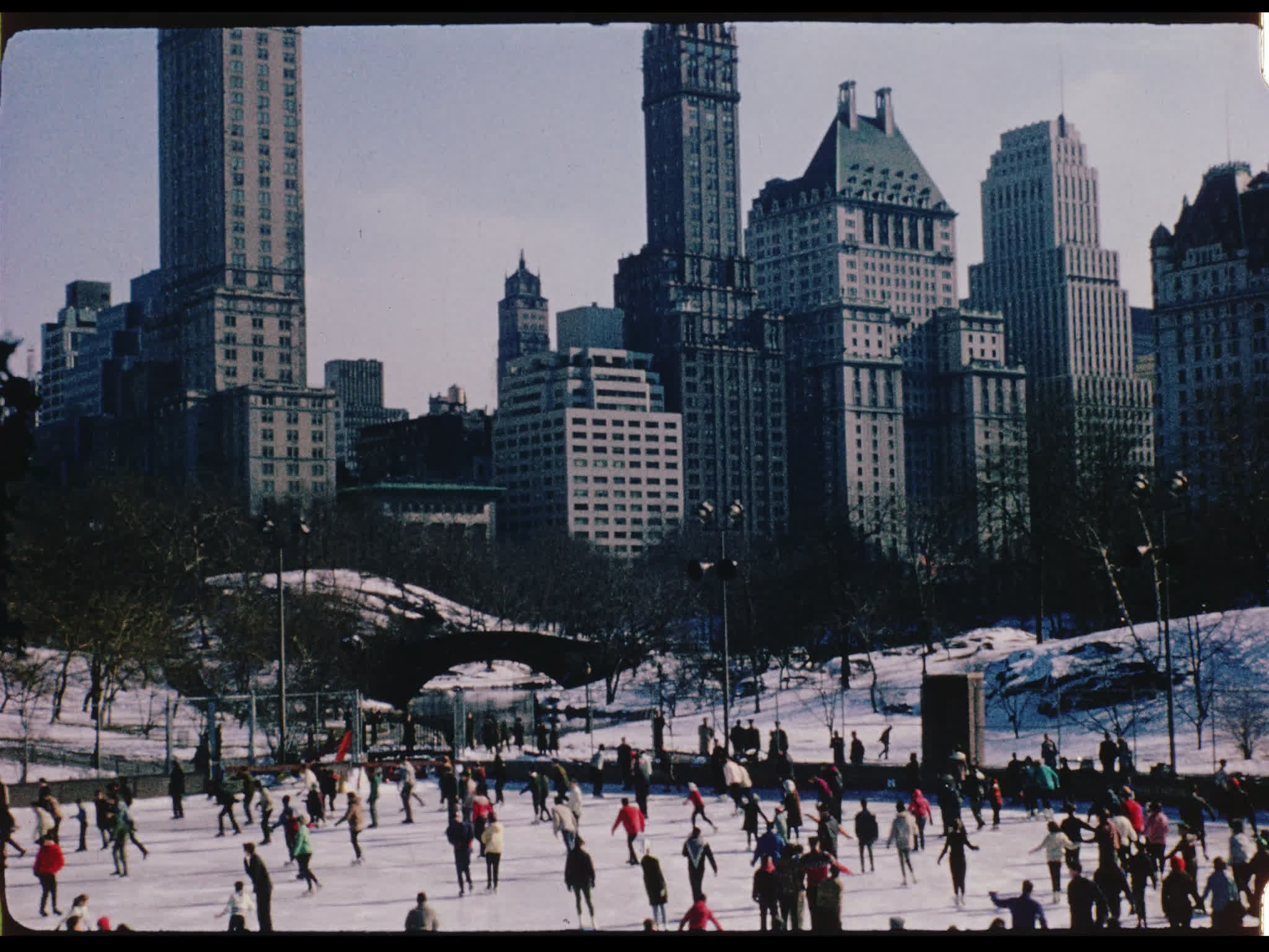 Skating in Central Park
