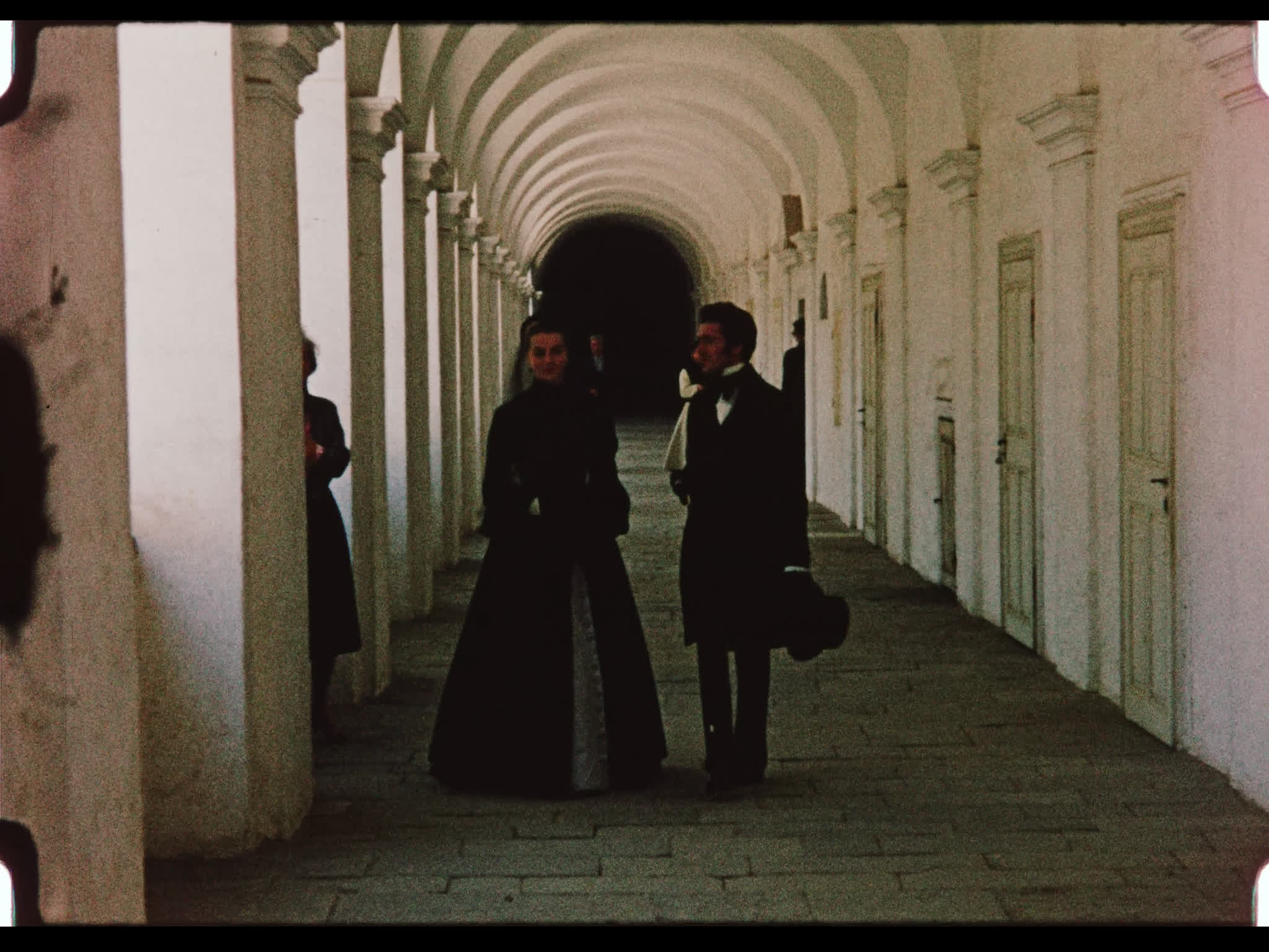 Dirk Bogarde and Capucine on the Set of Song Without End