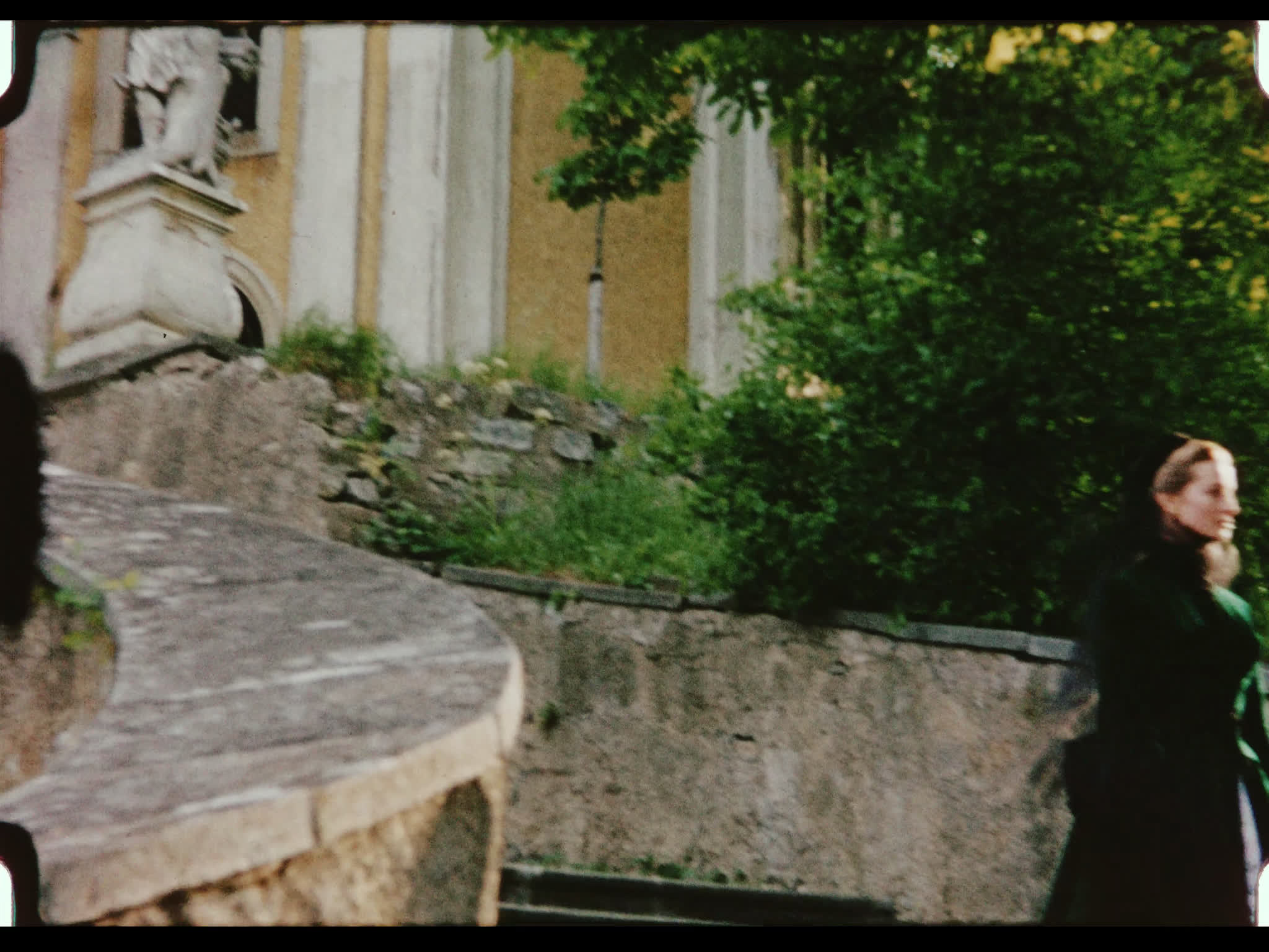 Dirk Bogarde and Capucine on the Set of Song Without End