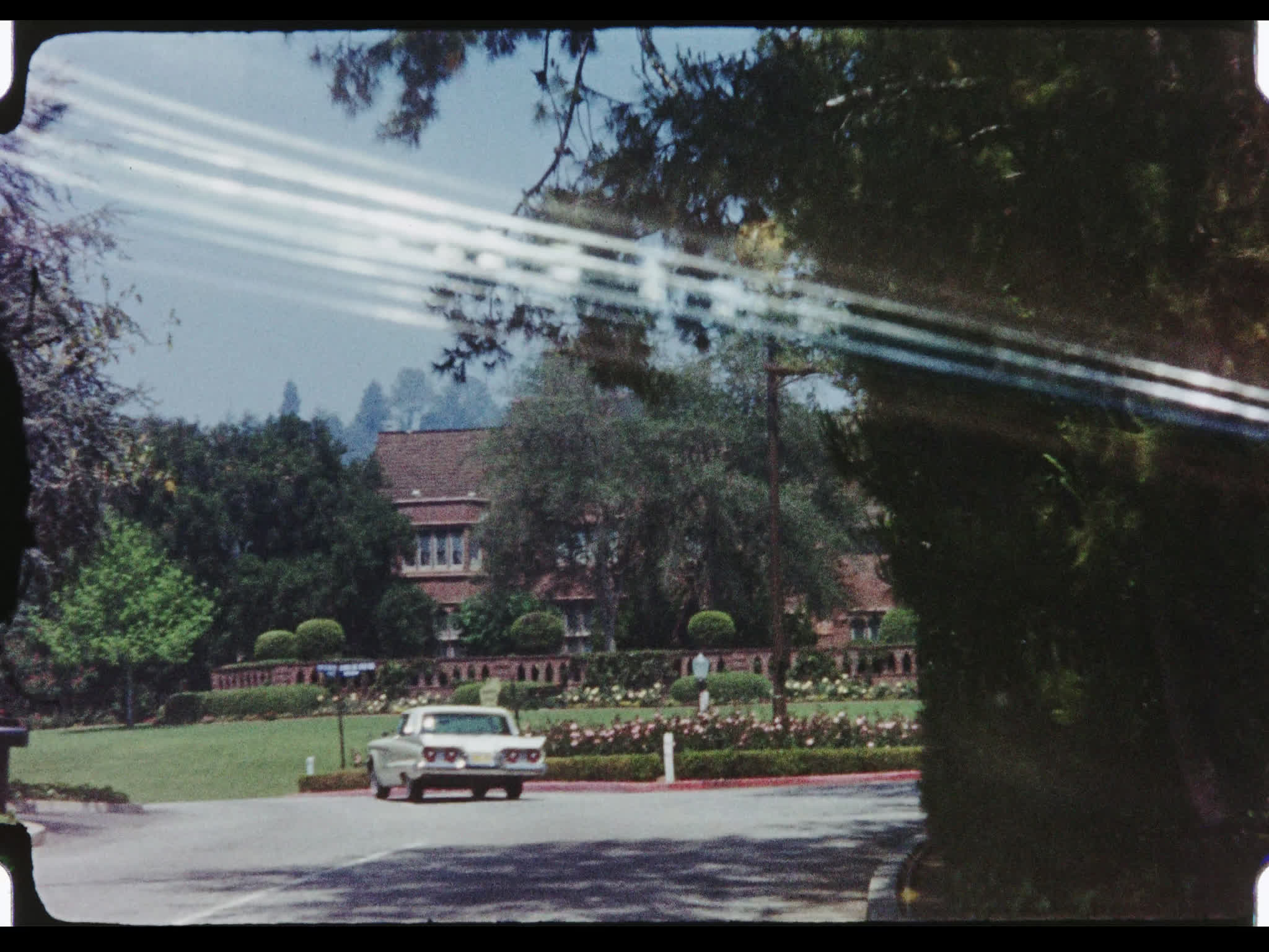 POV Driving to Hotel Bel Air