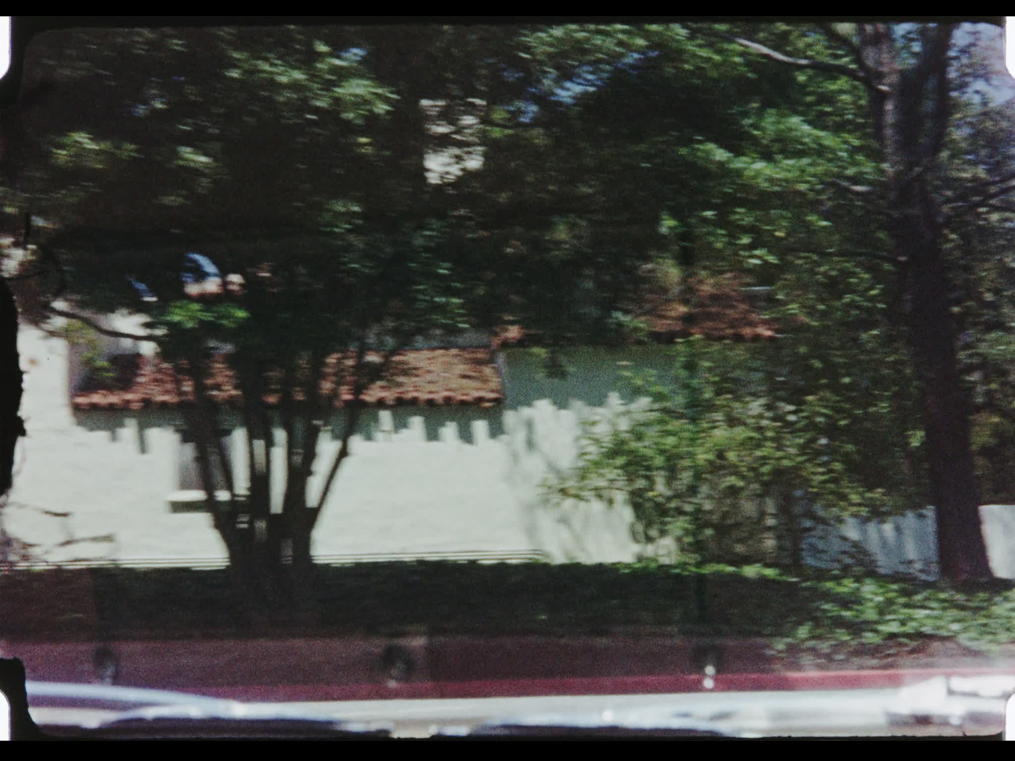 POV Driving to Hotel Bel Air