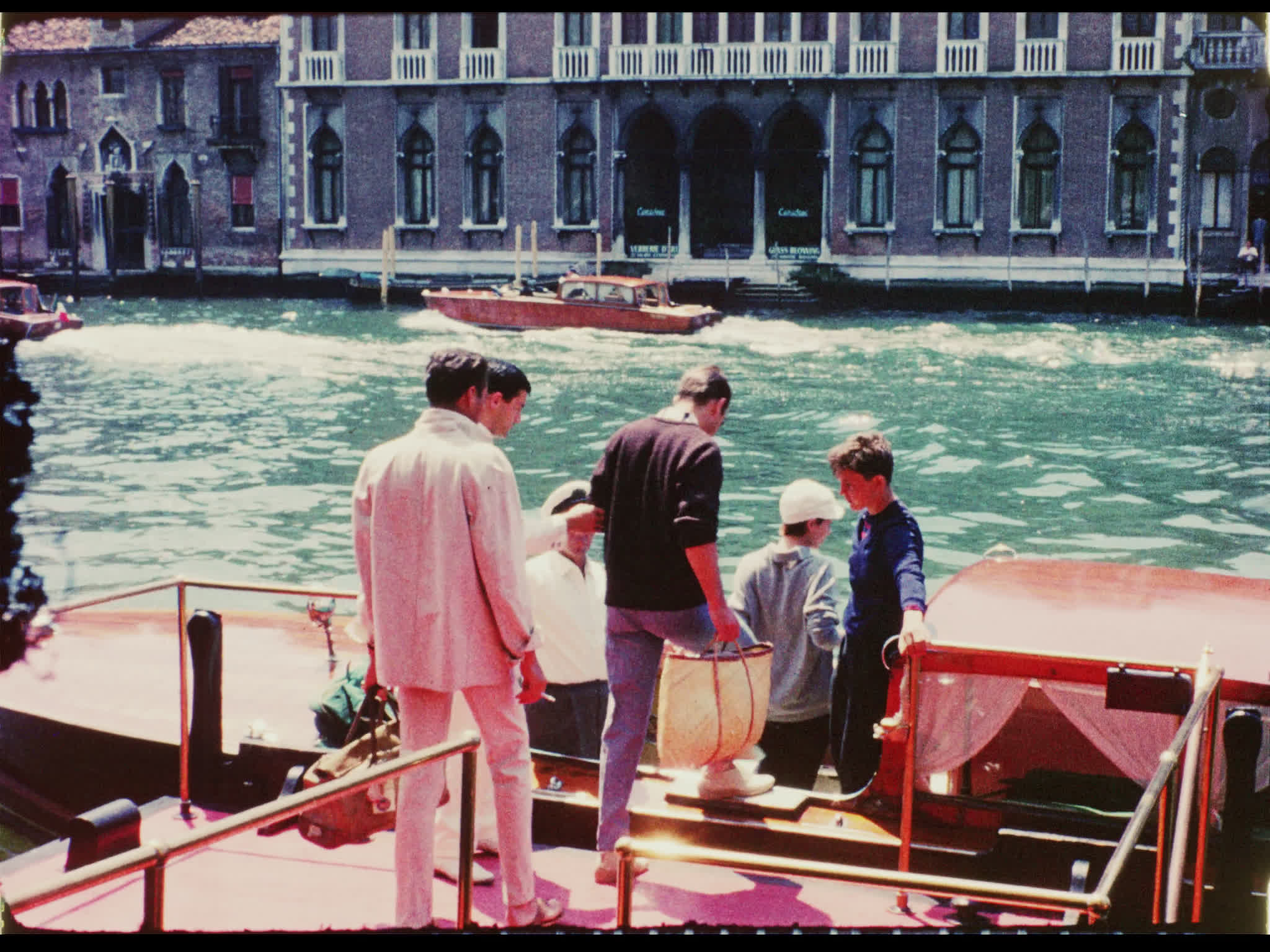 Dirk Bogarde John Standing and Jill Melford in Venice