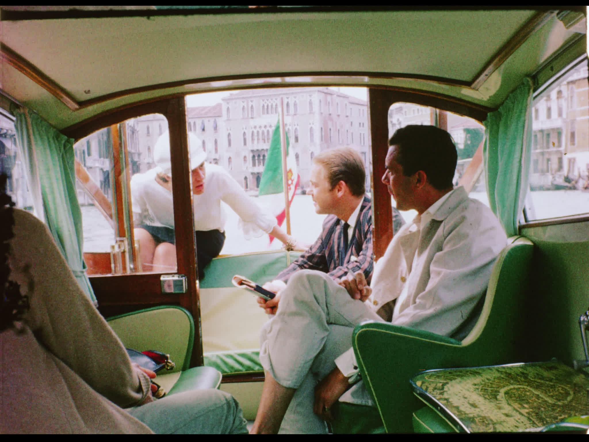 Dirk Bogarde John Standing and Jill Melford in Venice