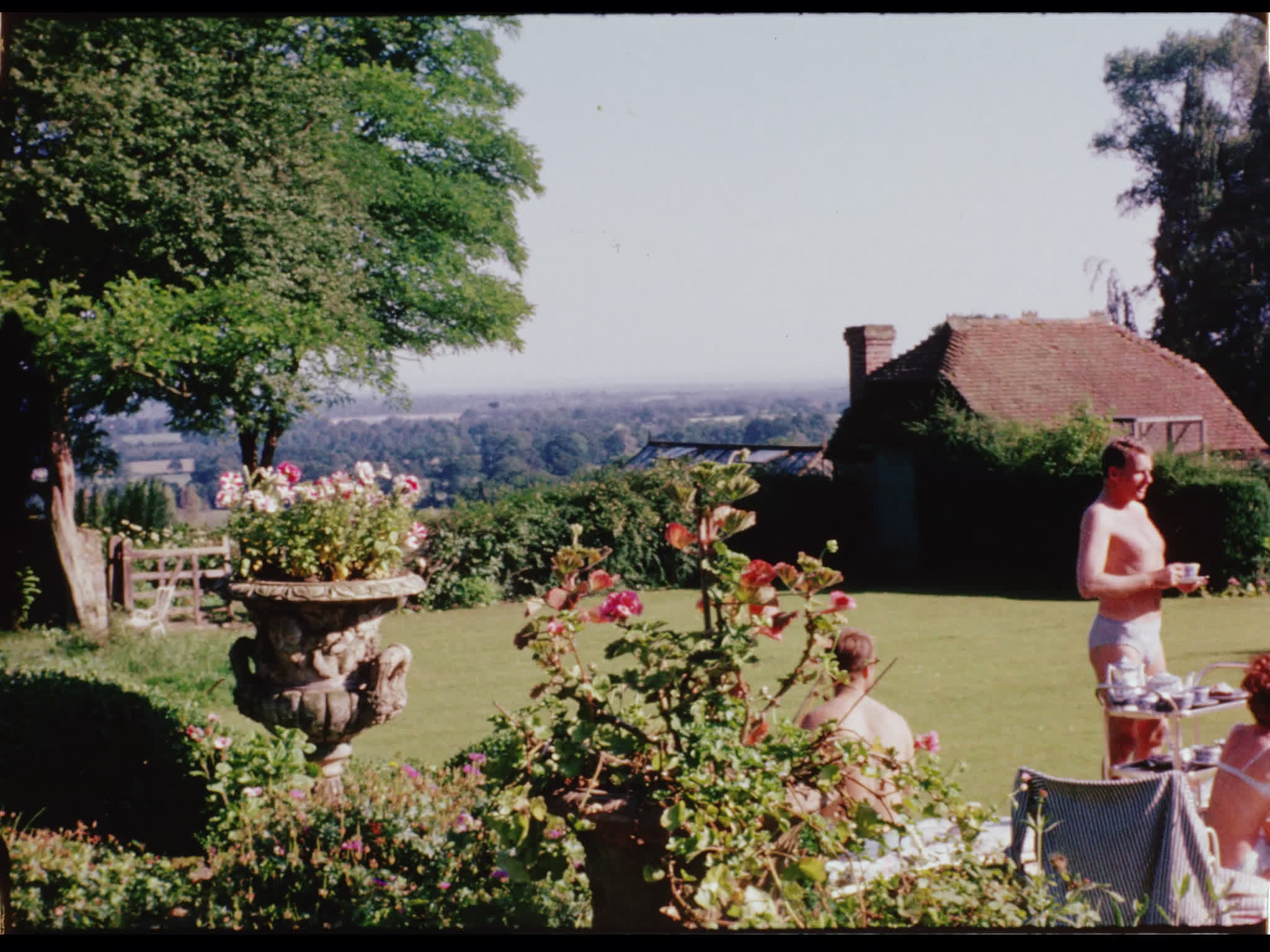 Sunbathing at Nore Farm