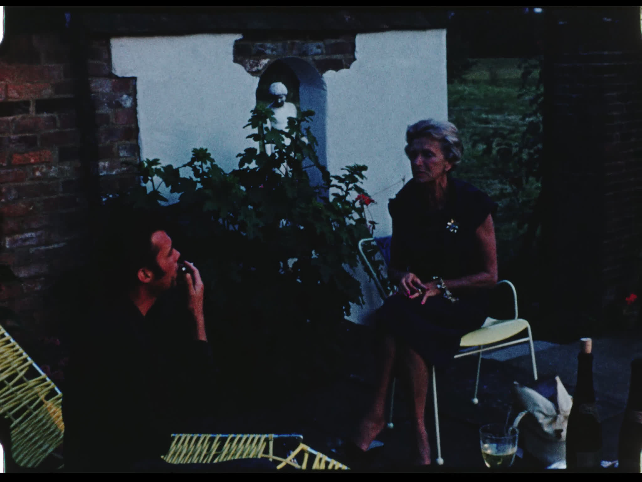 Dirk Bogarde with Gladys Cooper at Beel House